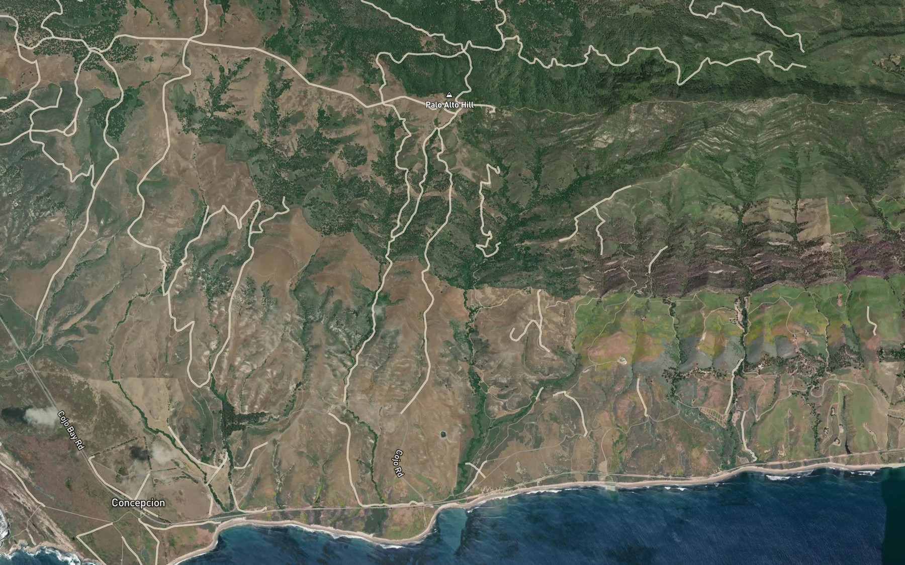 Satellite map of the Willow Spring