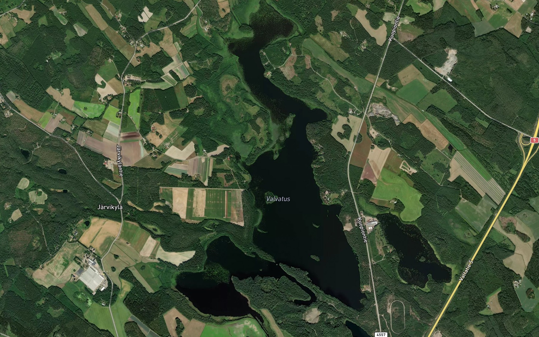 Satellite map of the Valvatus