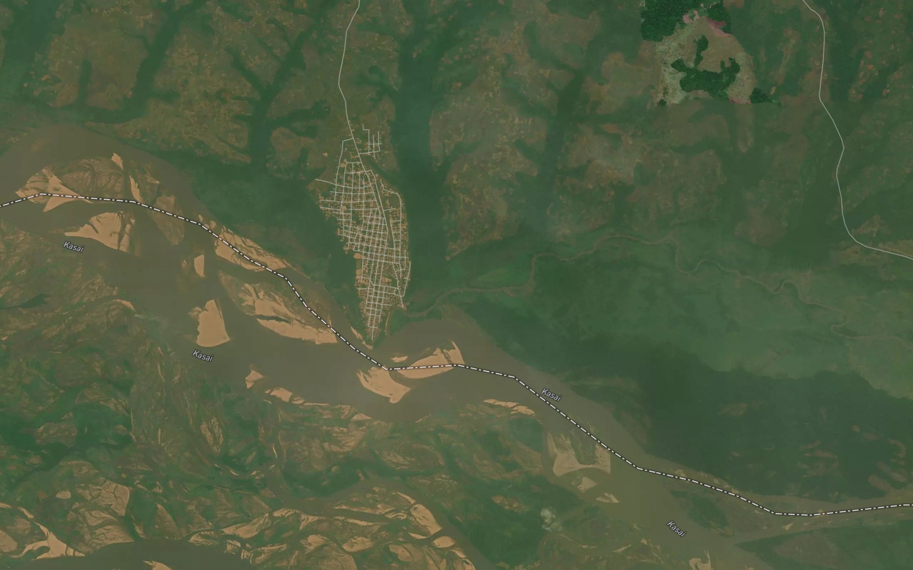 Satellite map of the Kambani
