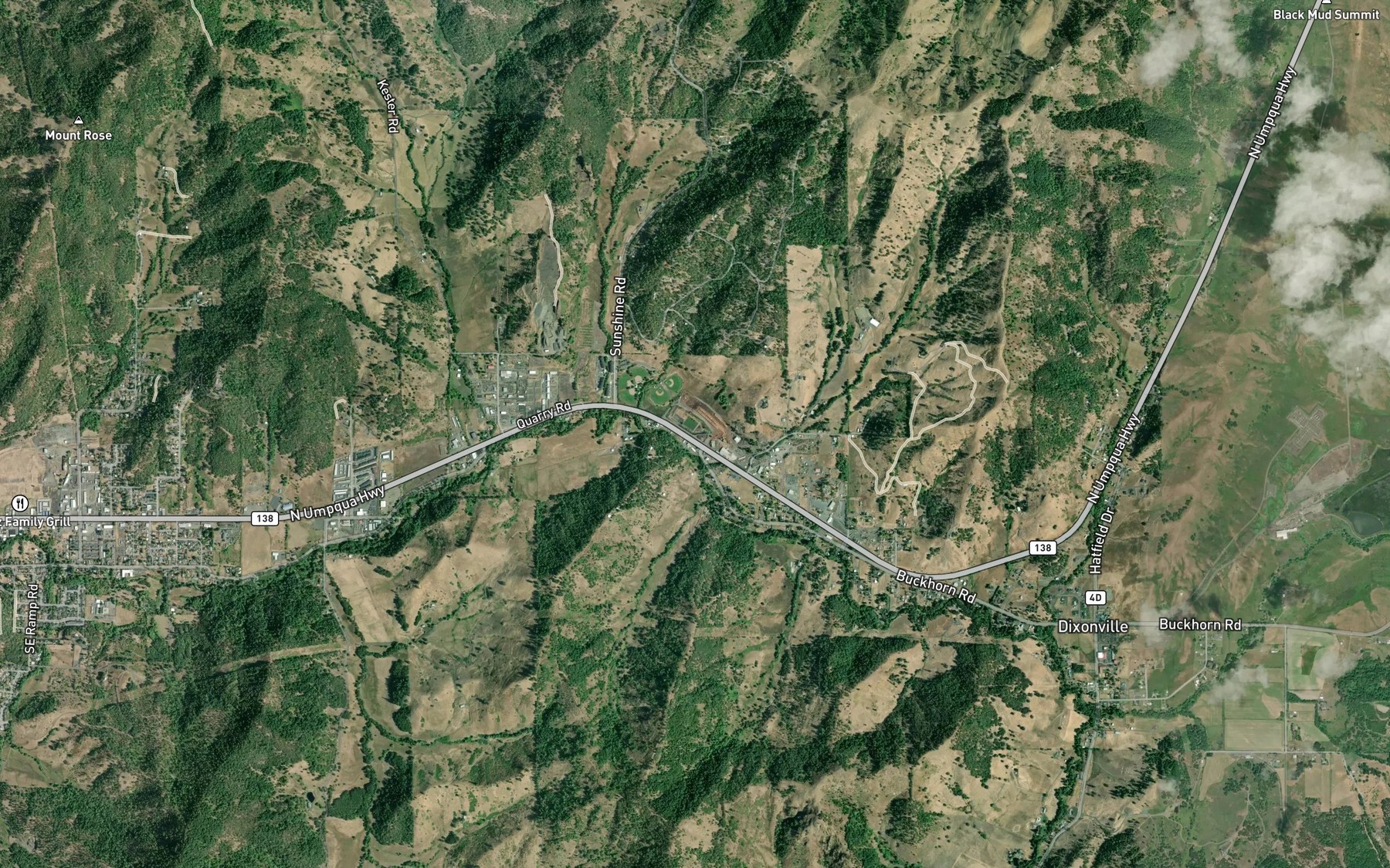 Satellite map of the Nordic Log Pond