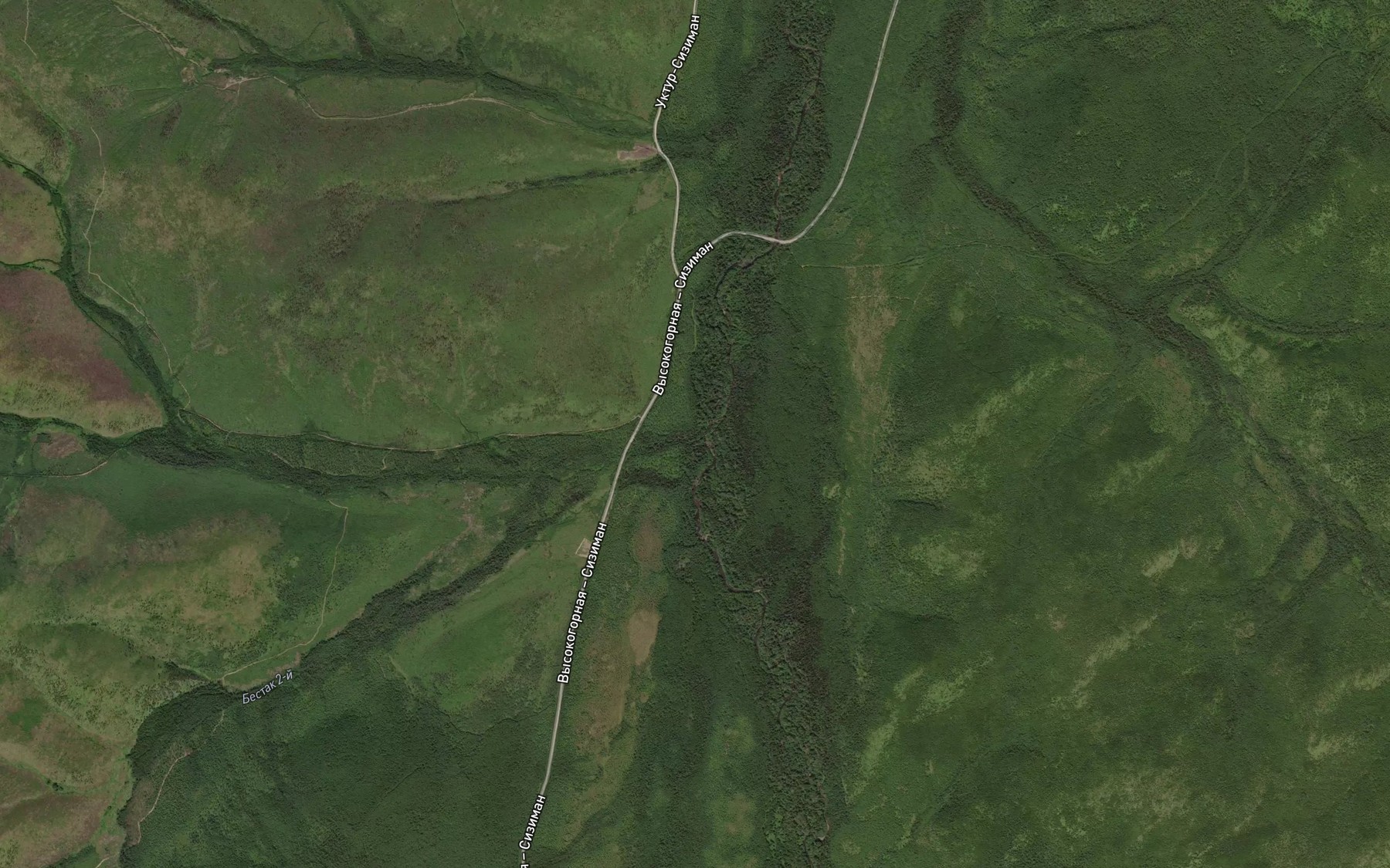 Satellite map of the Bestak Pervyy