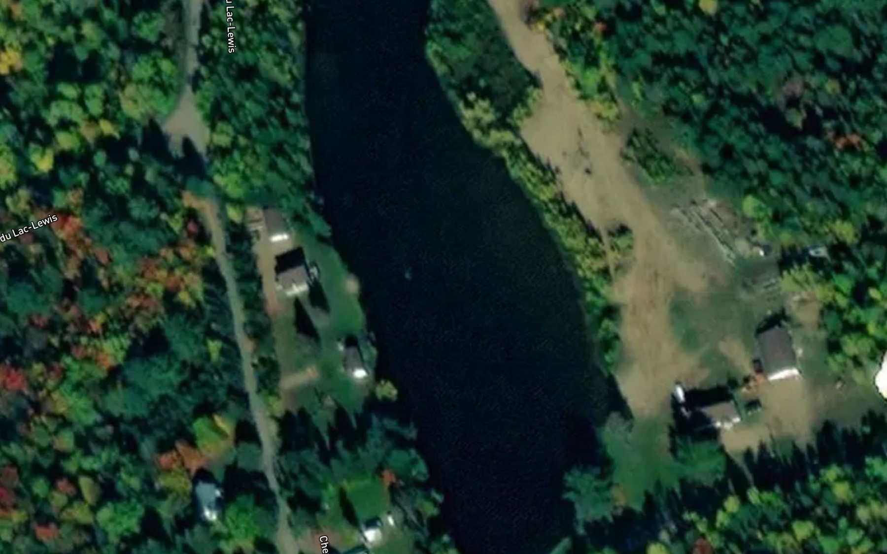 Satellite map of the Lac Victoria