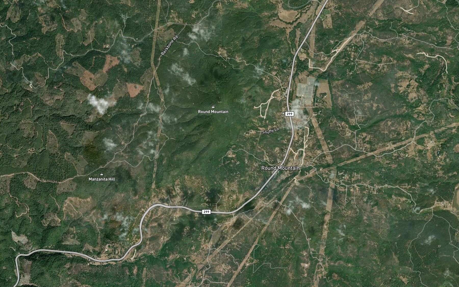 Satellite map of the Frank Storey Spring