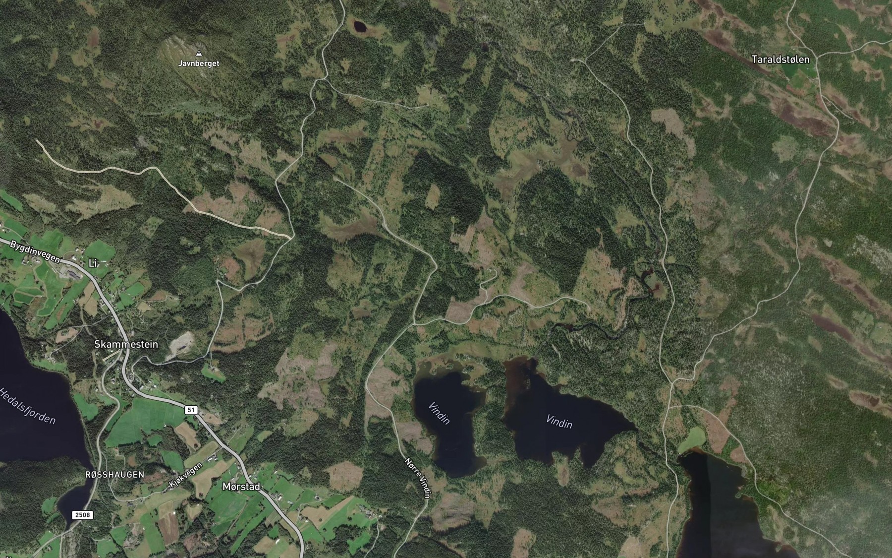 Satellite map of the Varpebekken