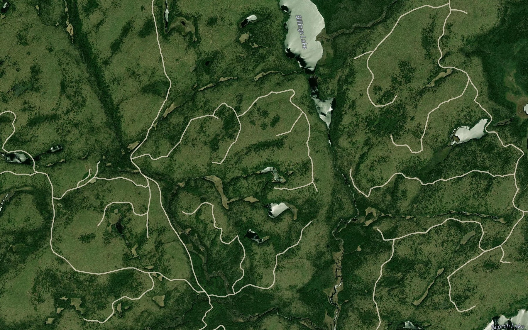Satellite map of the Marquardt Pond