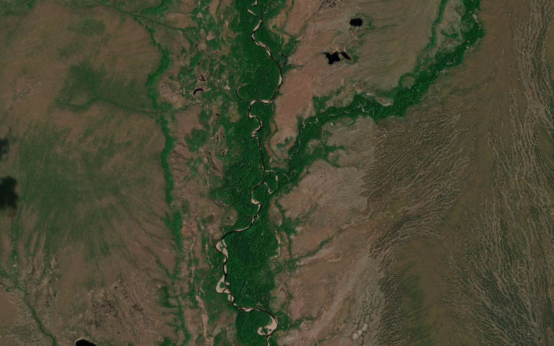 Satellite map of the Belyak