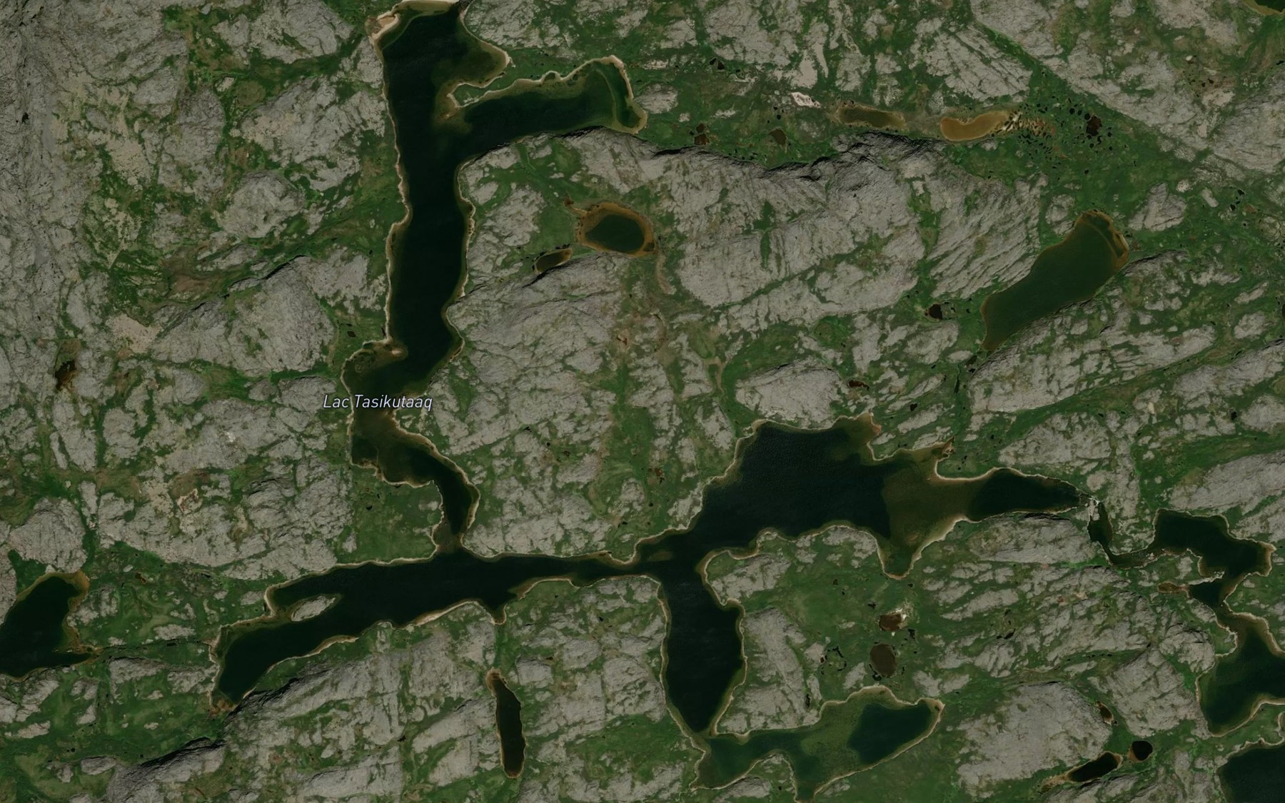 Satellite map of the Lac Tasikutaaq