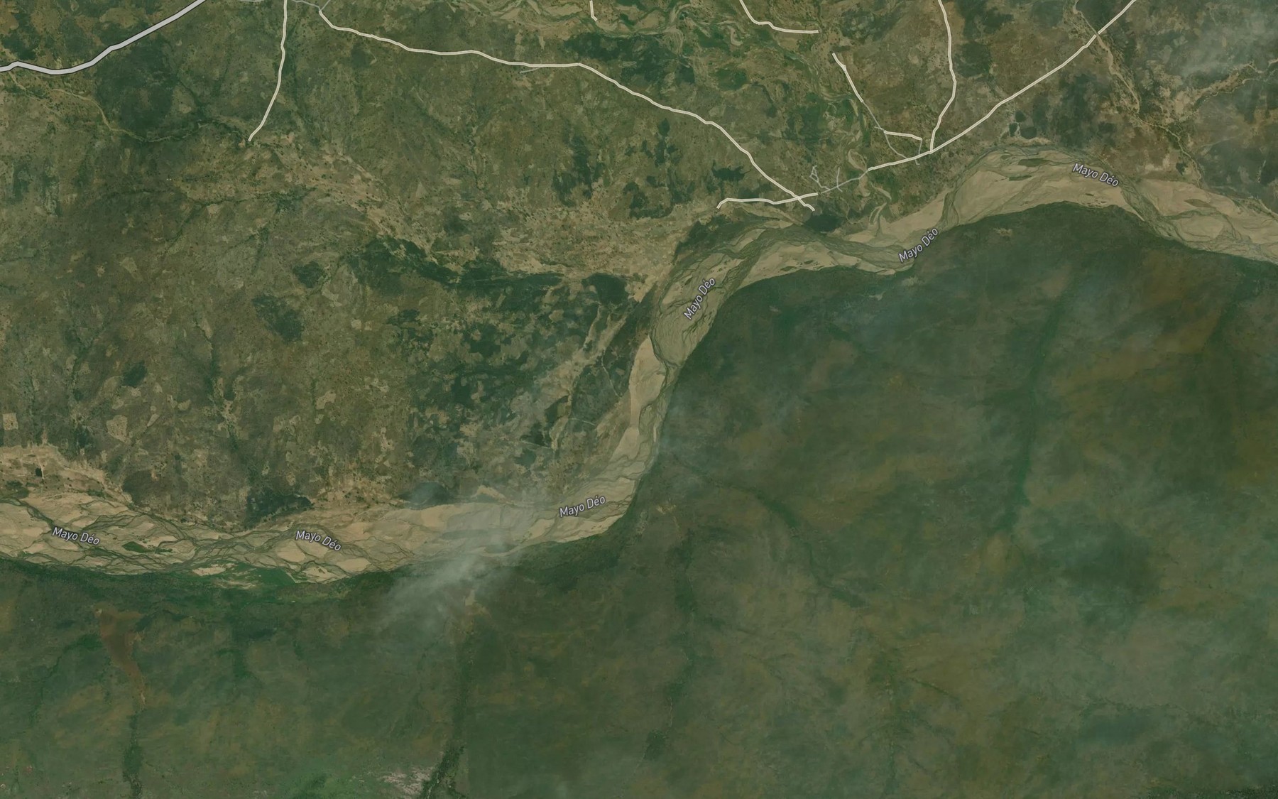 Satellite map of the Mayo Mali