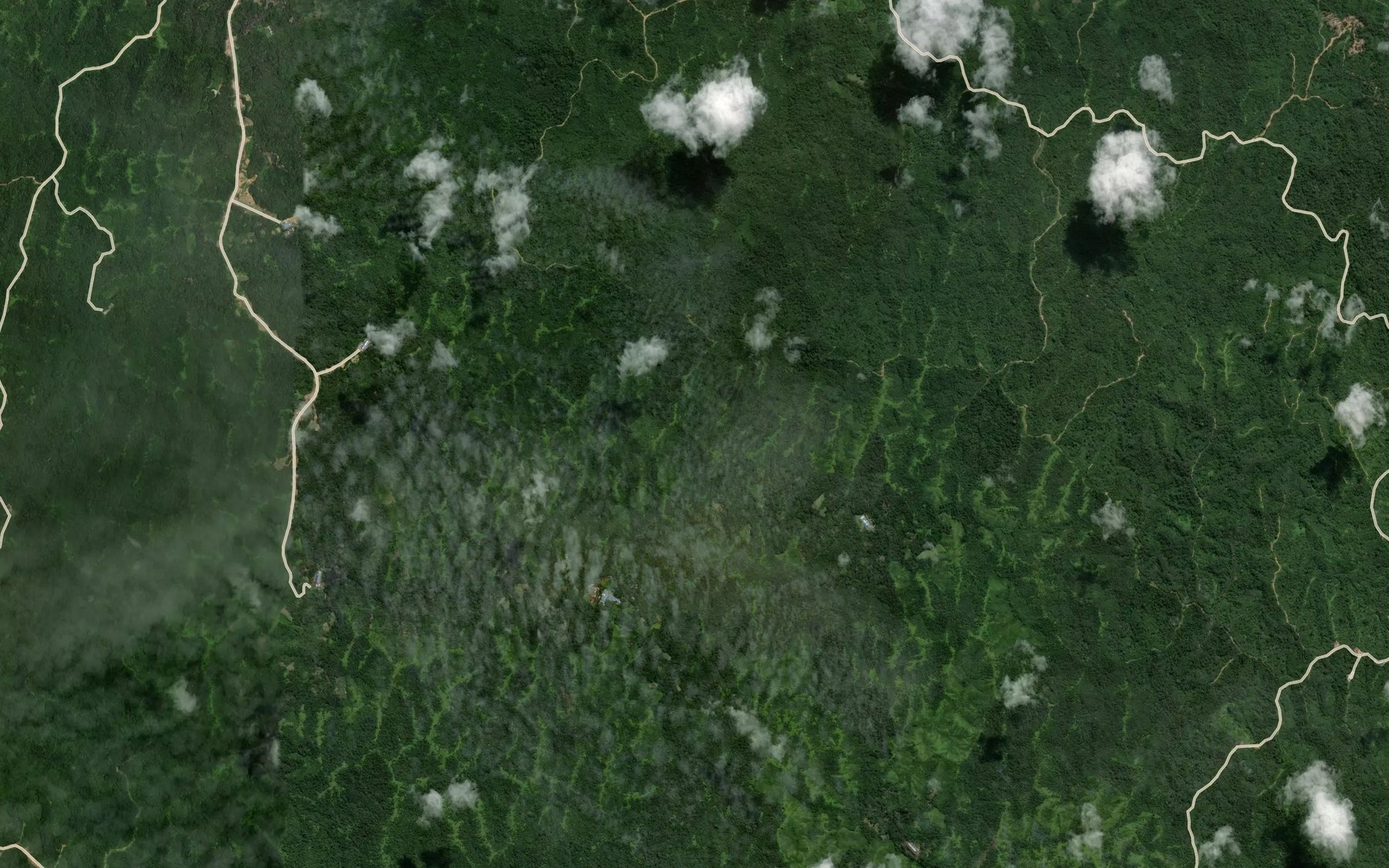 Satellite map of the Sungai Pendam