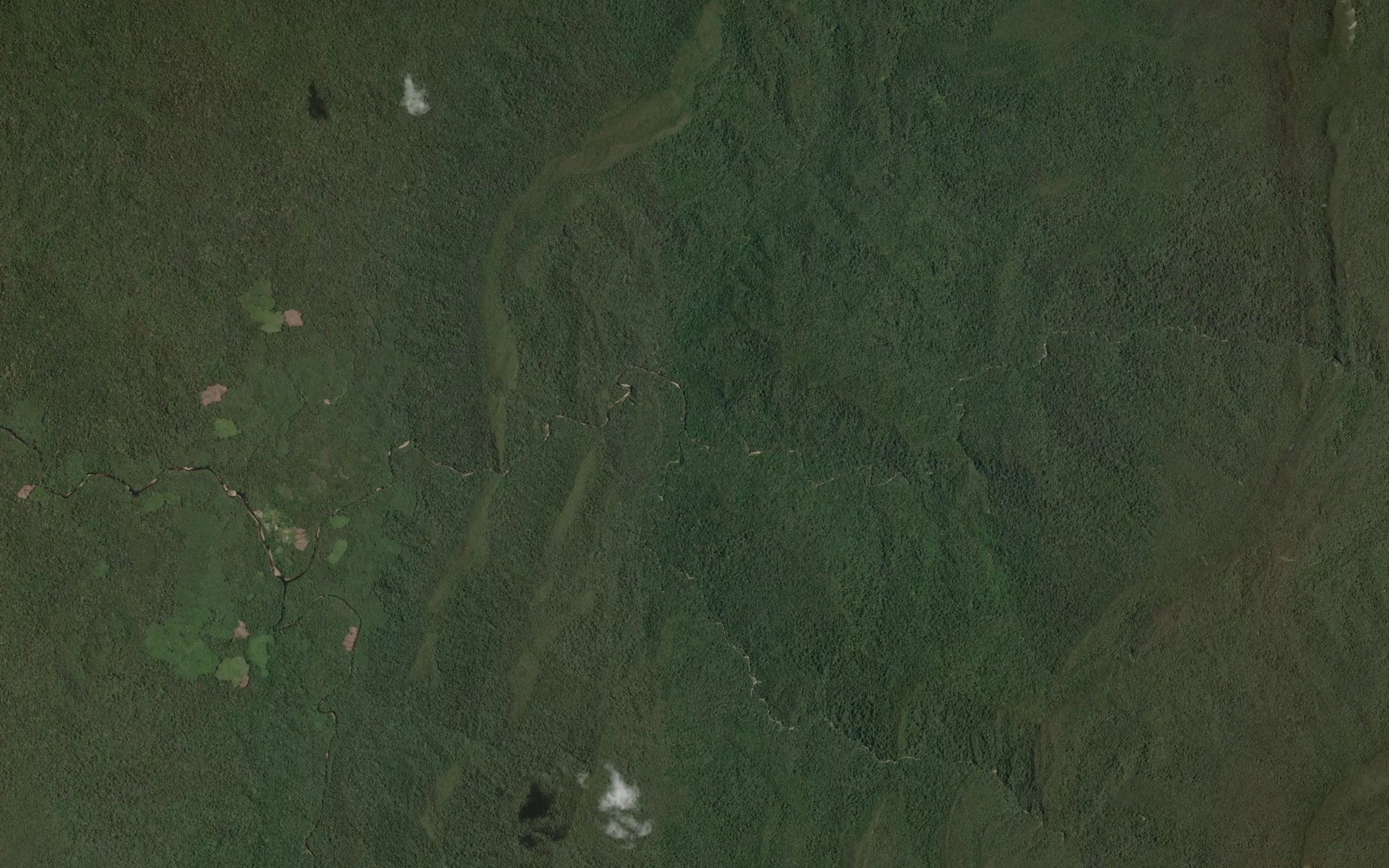 Satellite map of the Sungai Kerurai