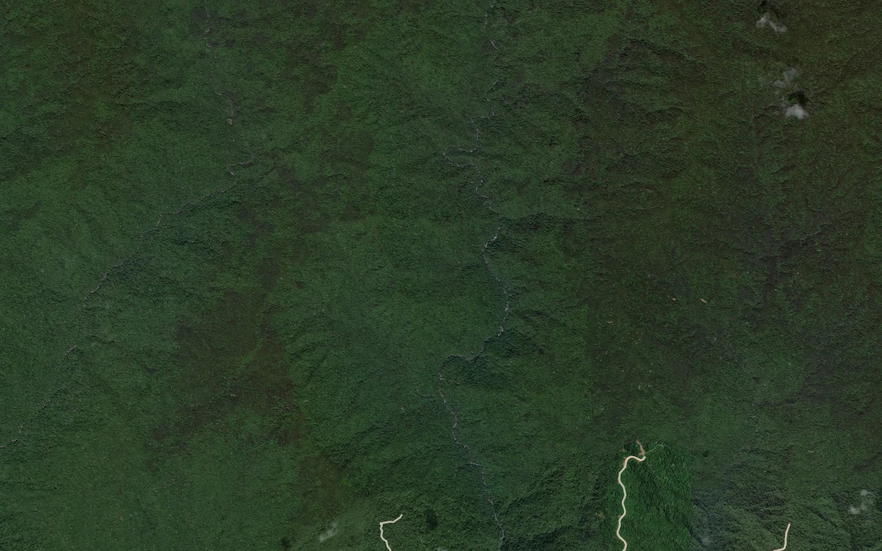 Satellite map of the Lukus Creek