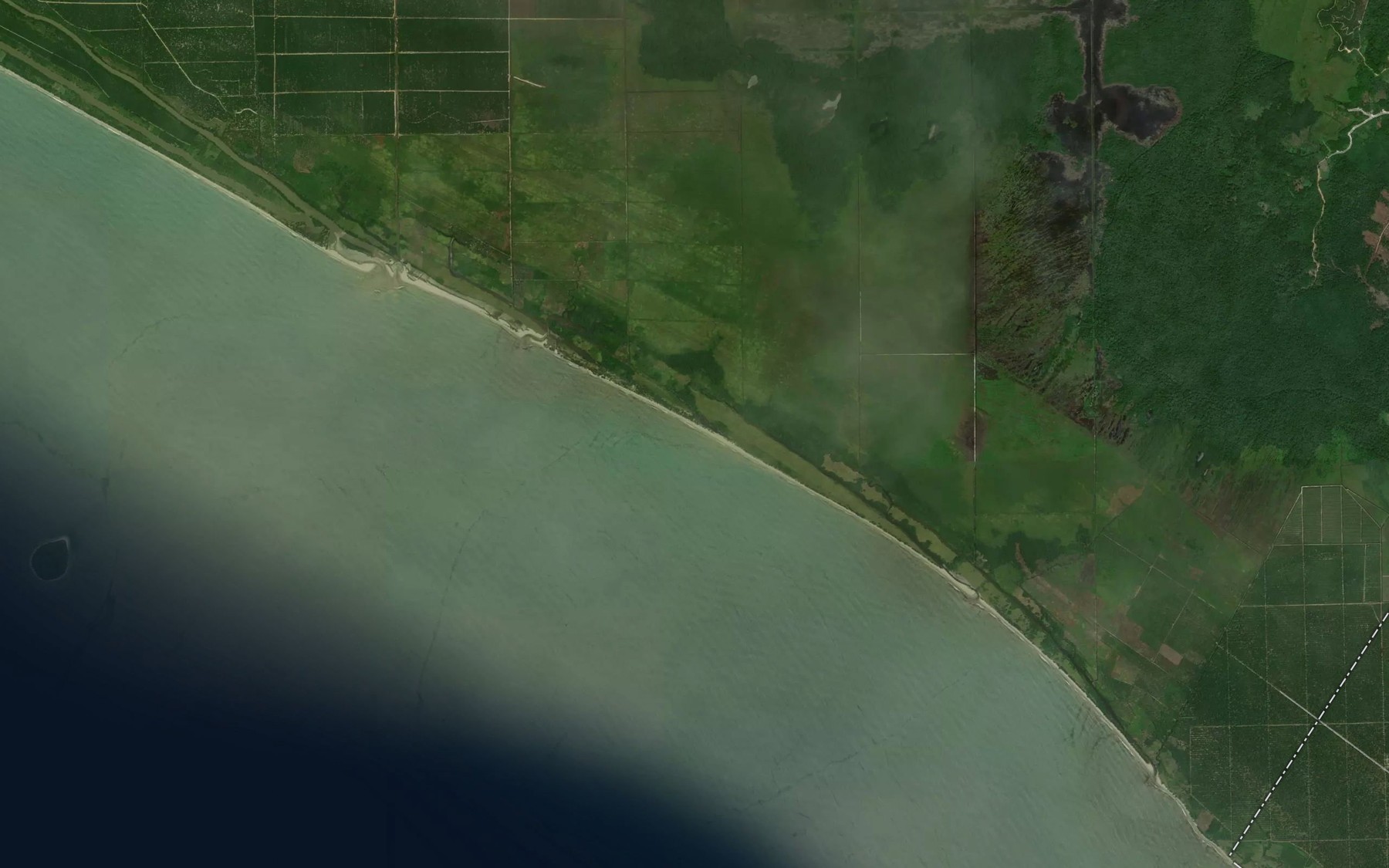 Satellite map of the Lae Tangga