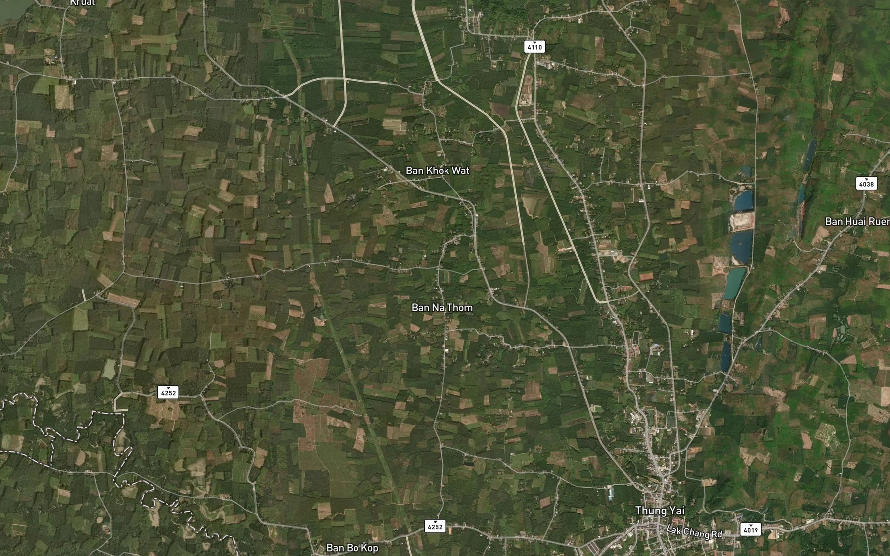 Satellite map of the Nong Na Thom