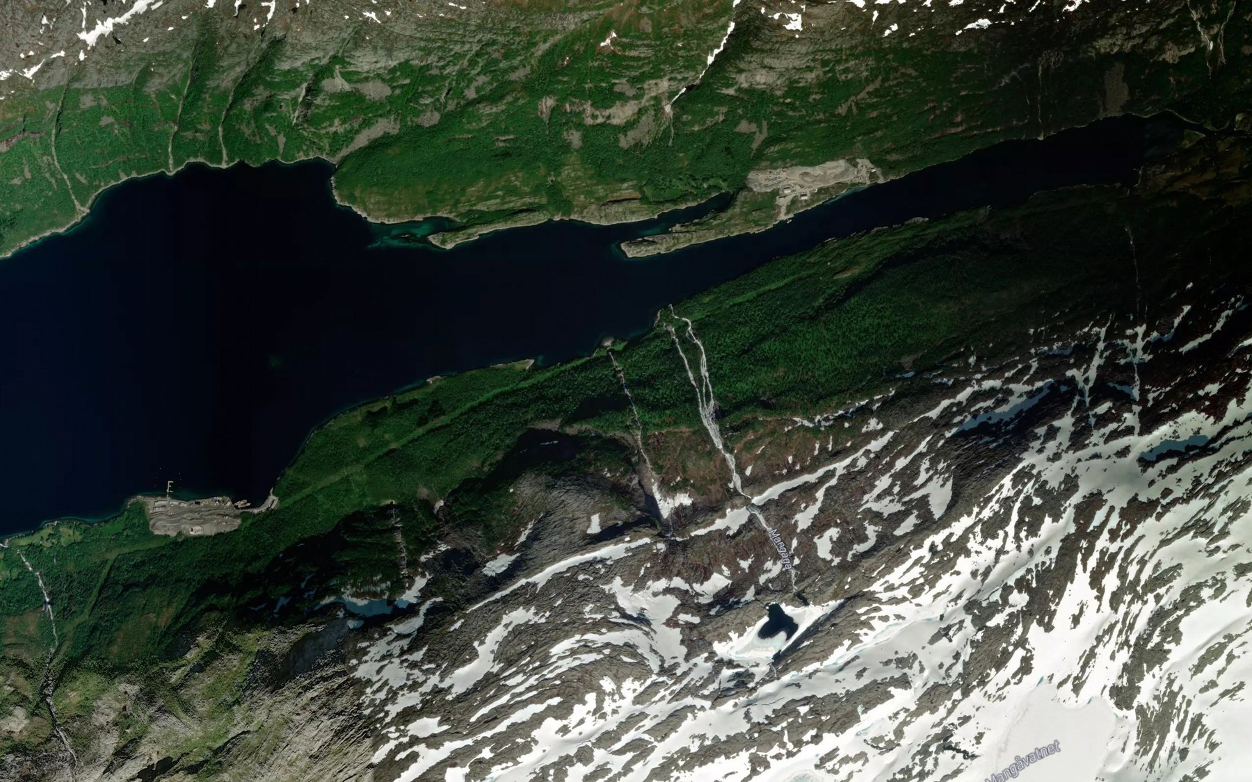 Satellite map of the Randholbekken