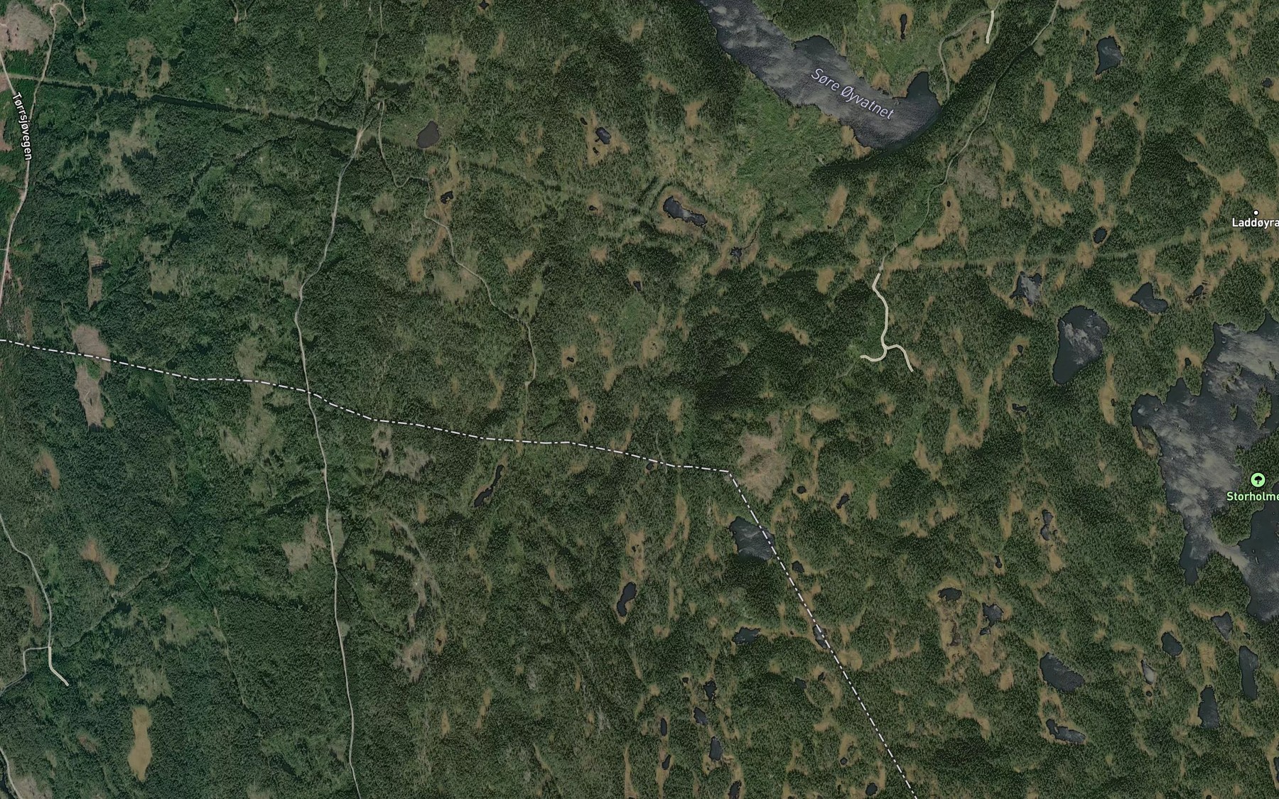 Satellite map of the Vaskebekken