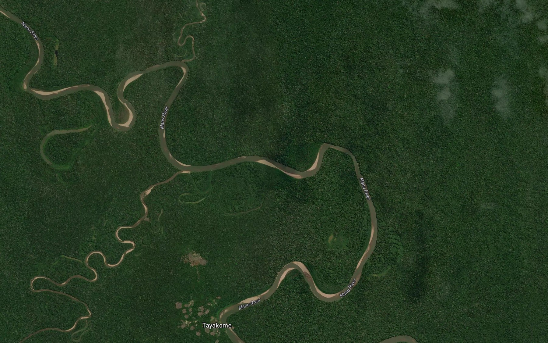 Satellite map of the Rio Umerjali