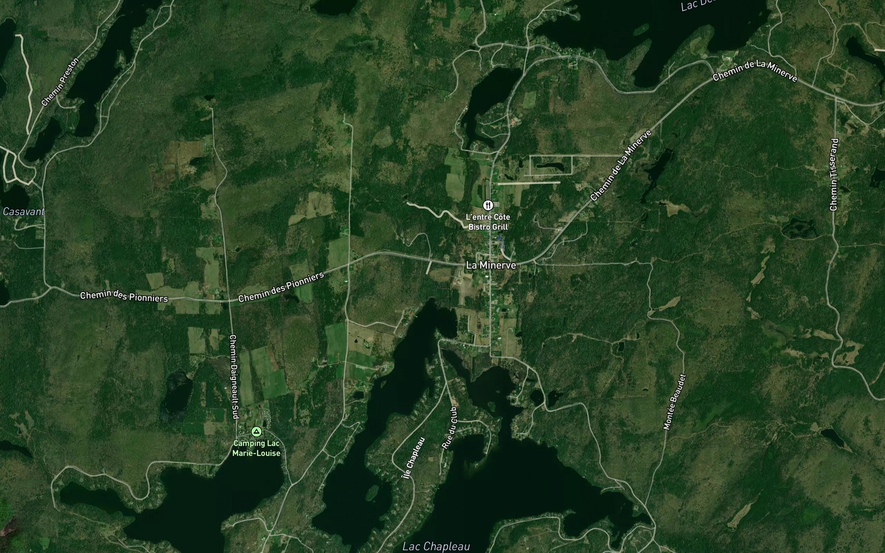 Satellite map of the Cours d'eau Bruneau