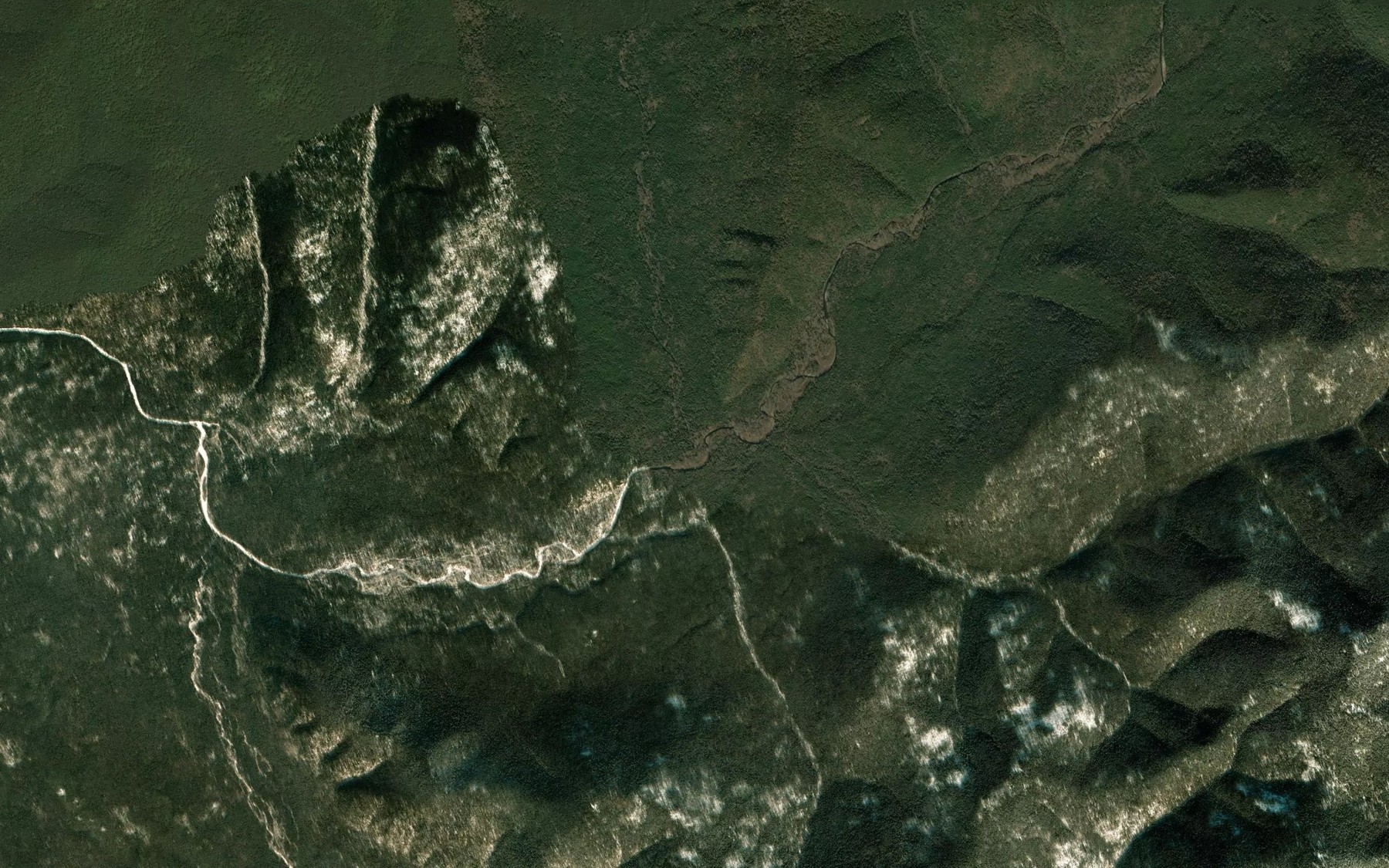 Satellite map of the Burnyy