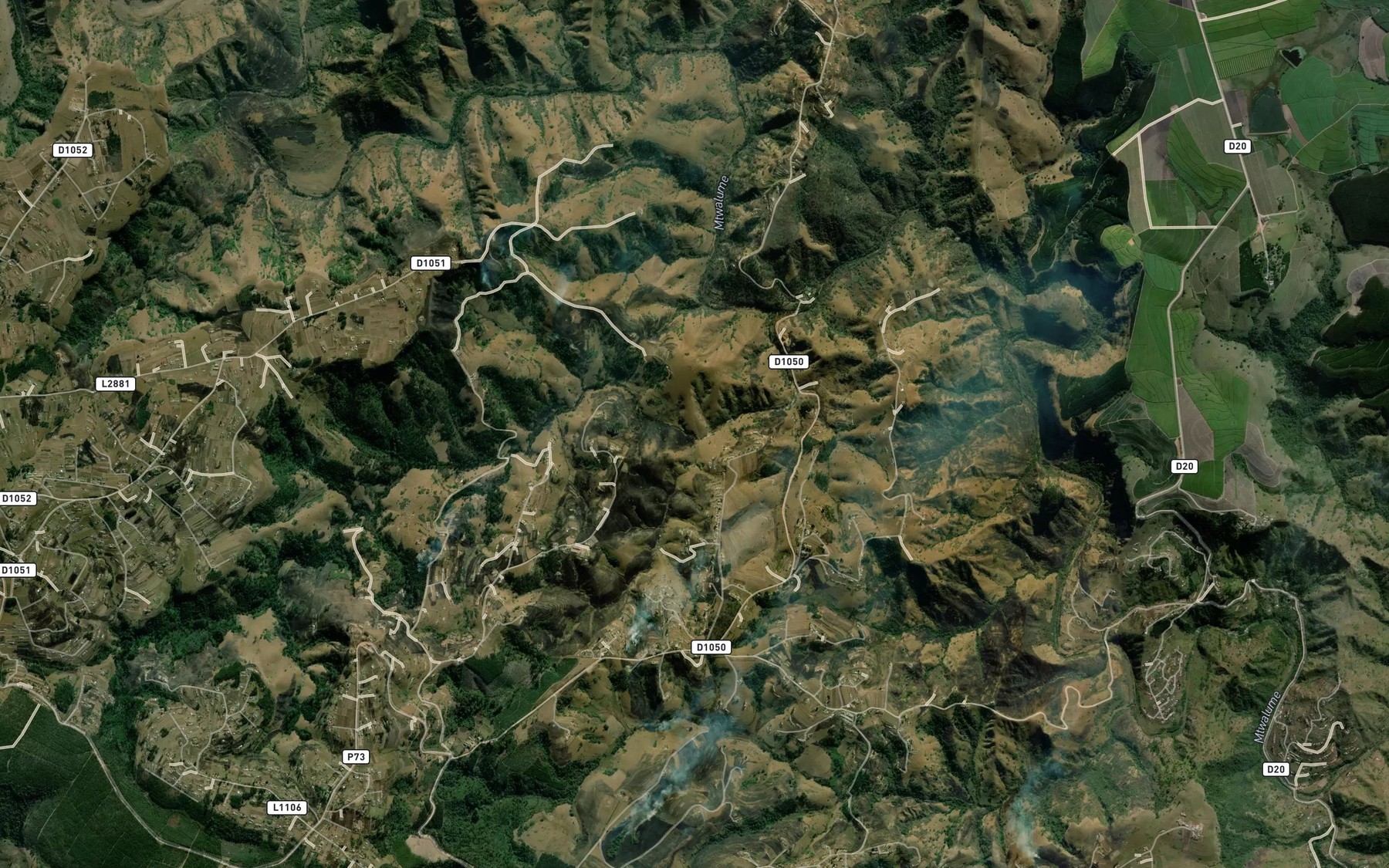Satellite map of the Siroye
