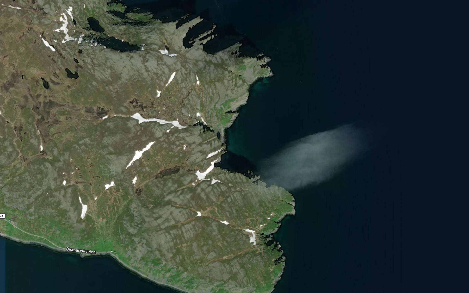 Satellite map of the Stornaeringsbukta