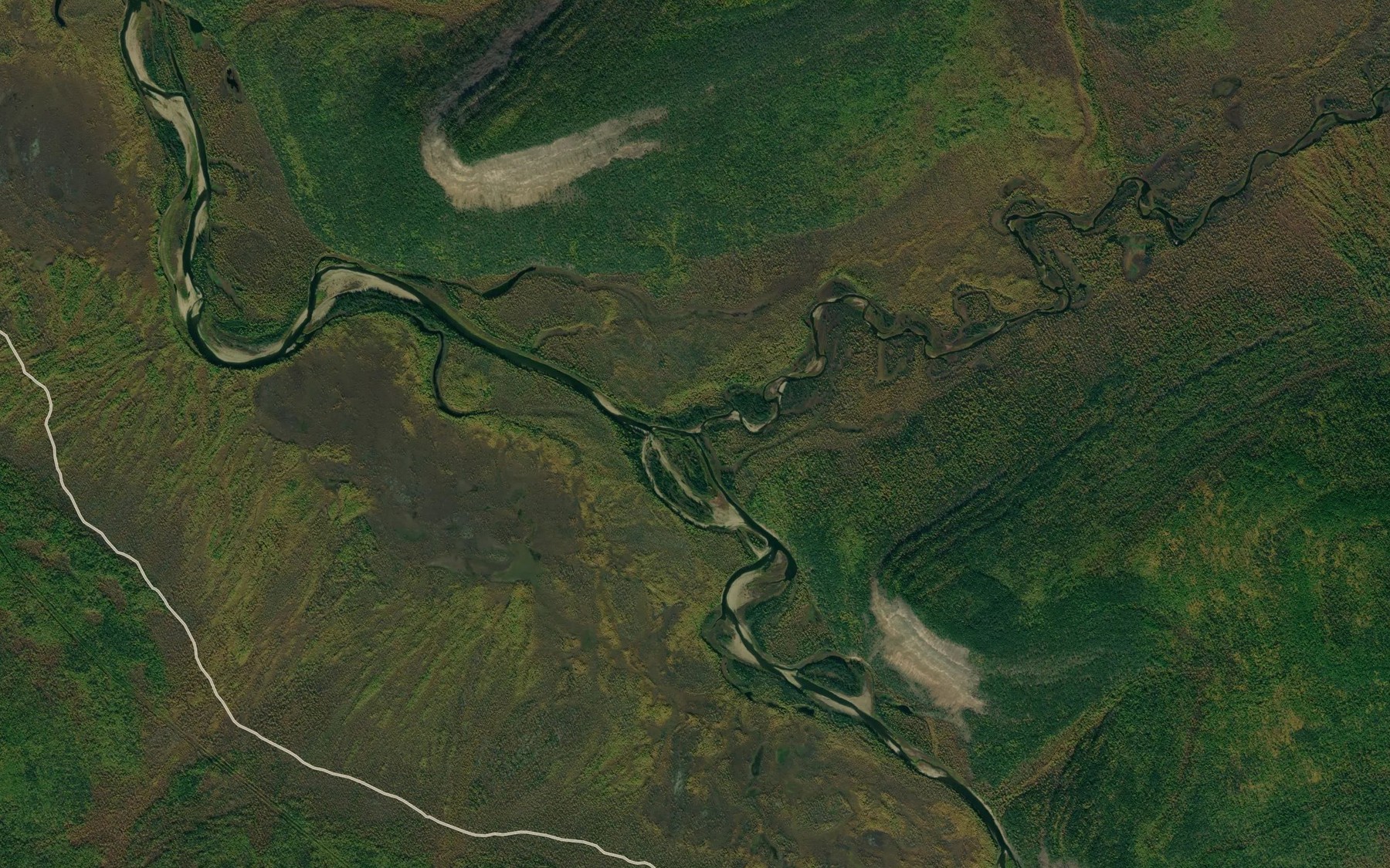 Satellite map of the Ulak