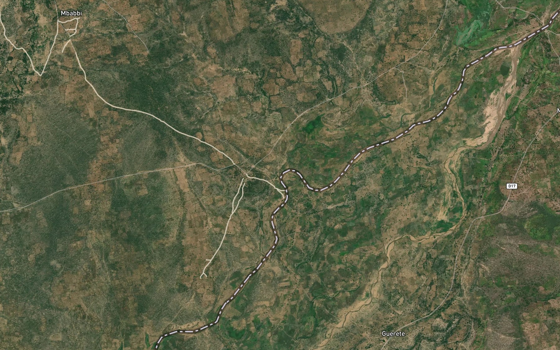 Satellite map of the Mayo Goshindang