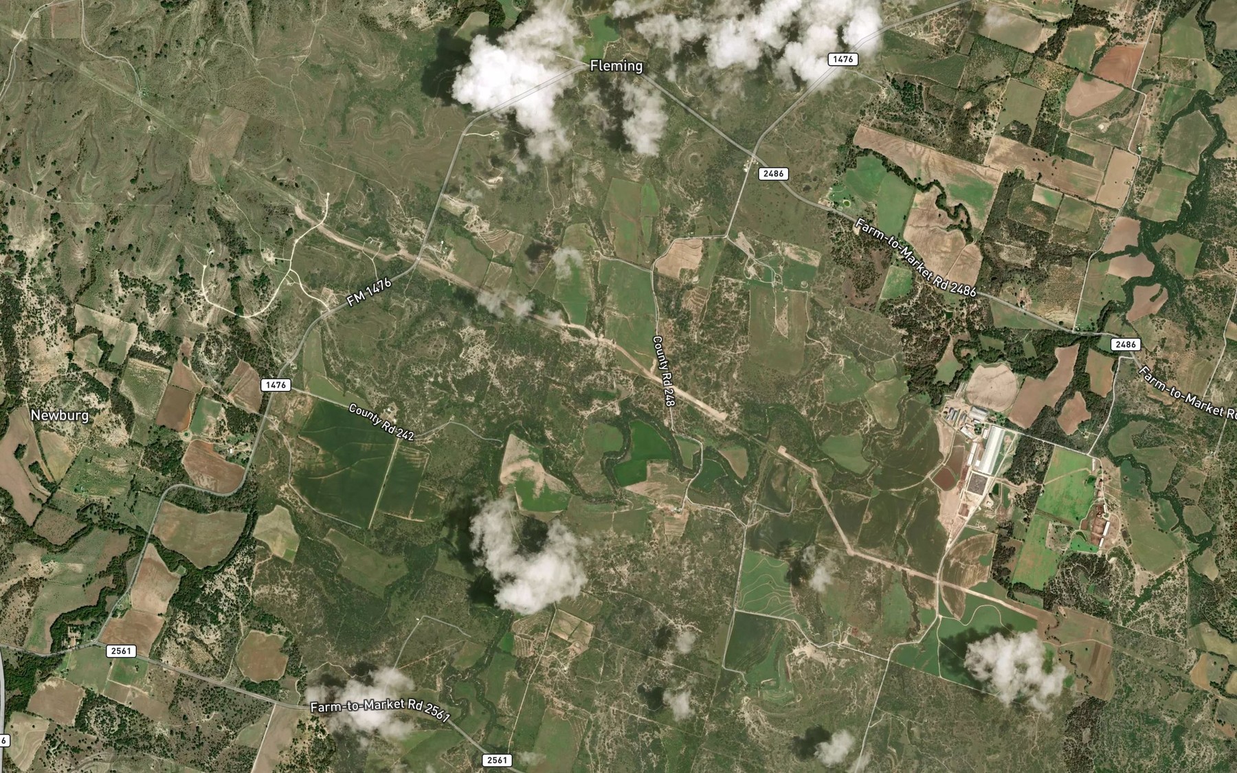 Satellite map of the L M Whitely Lake