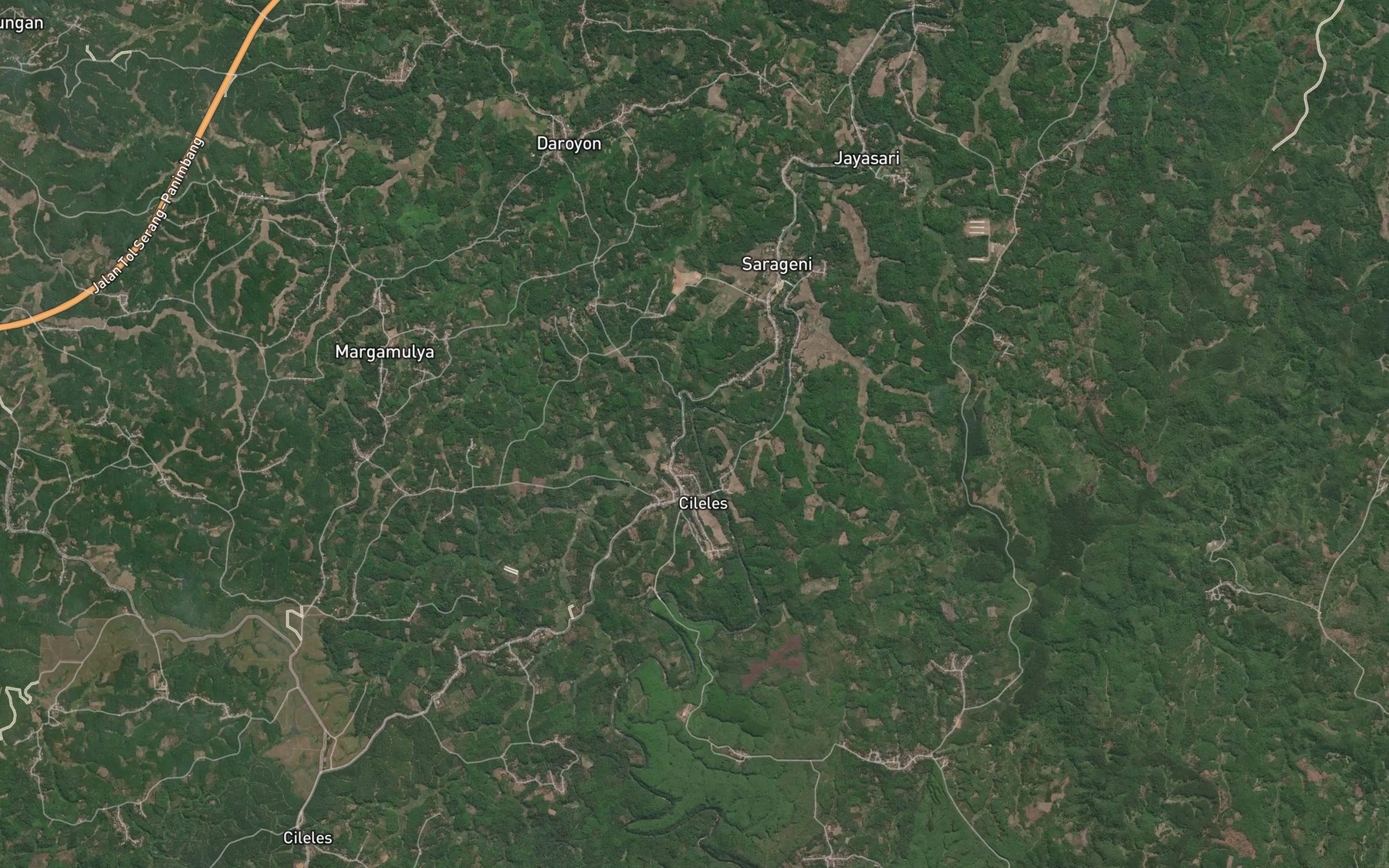 Satellite map of the Ci Sarila