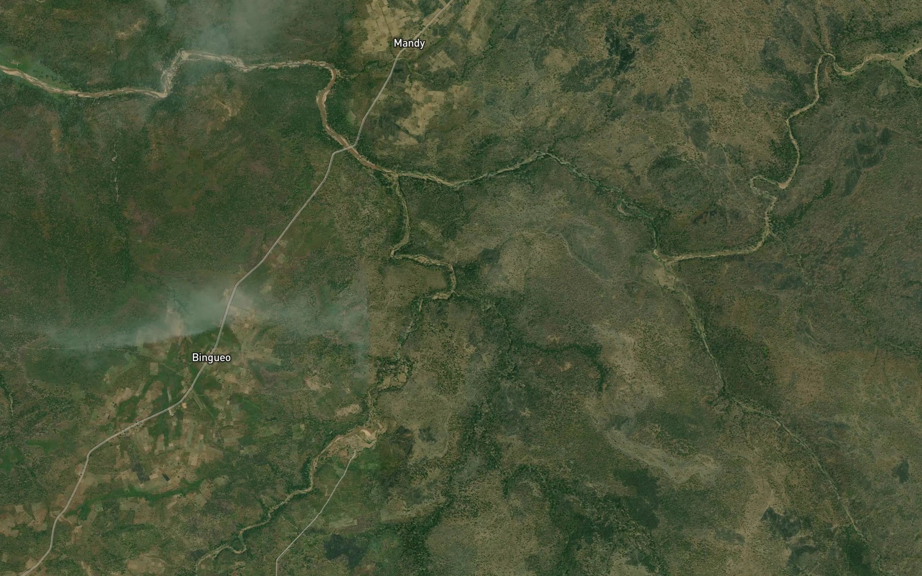 Satellite map of the Mayo Niana