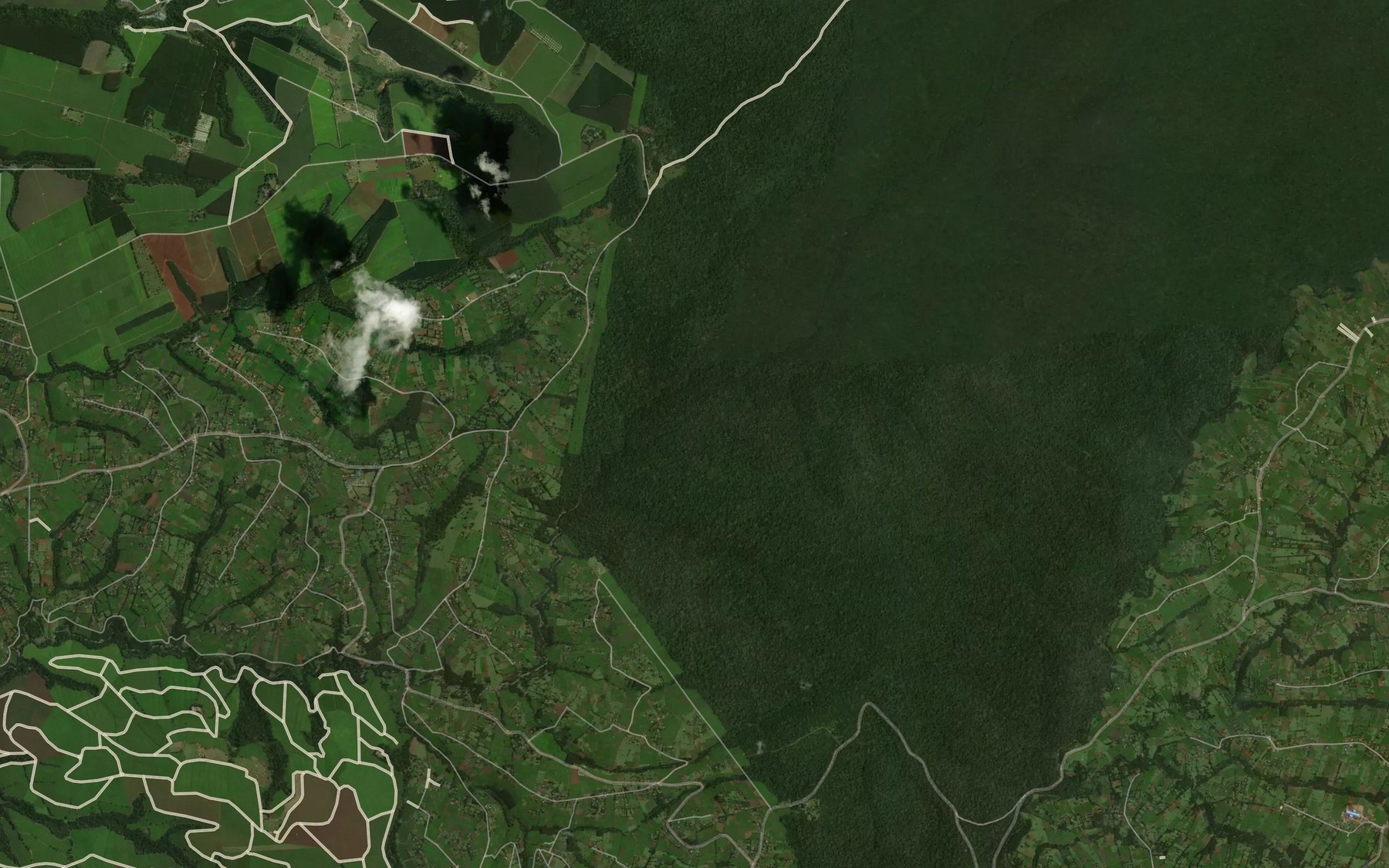 Satellite map of the Teleta