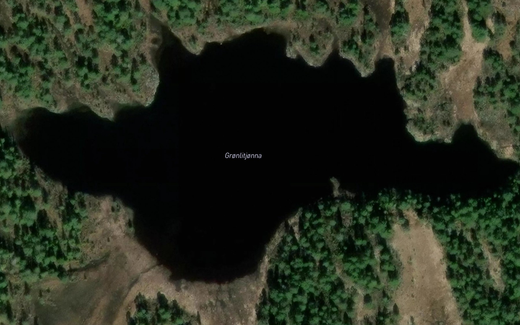 Satellite map of the Gronlitjorna