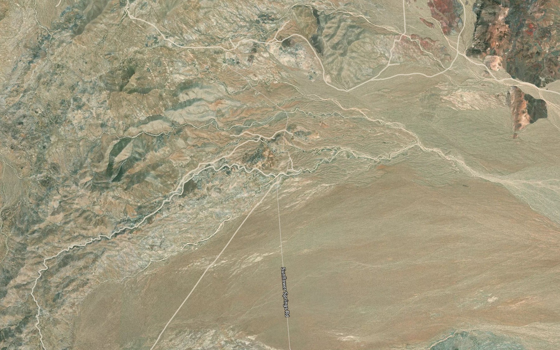 Satellite map of the Paramount Wash