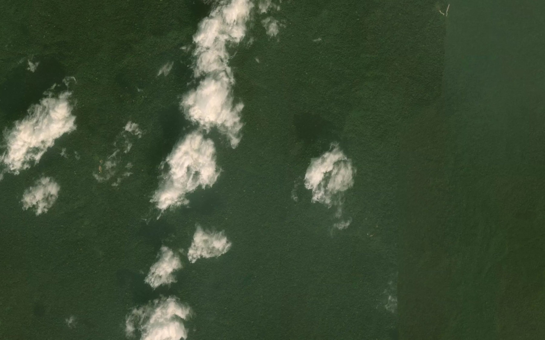 Satellite map of the Mengue