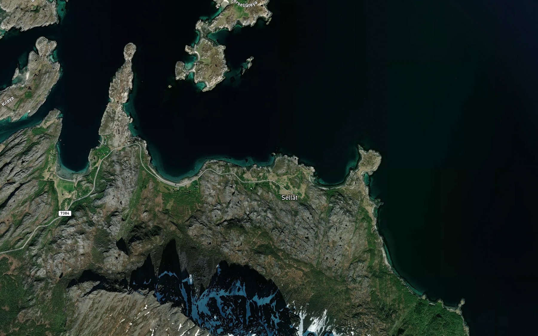 Satellite map of the Vika
