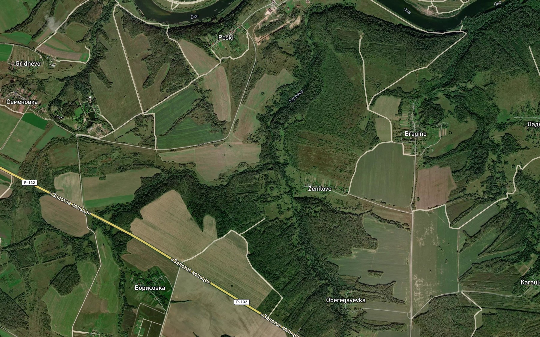 Satellite map of the Dolzhanka