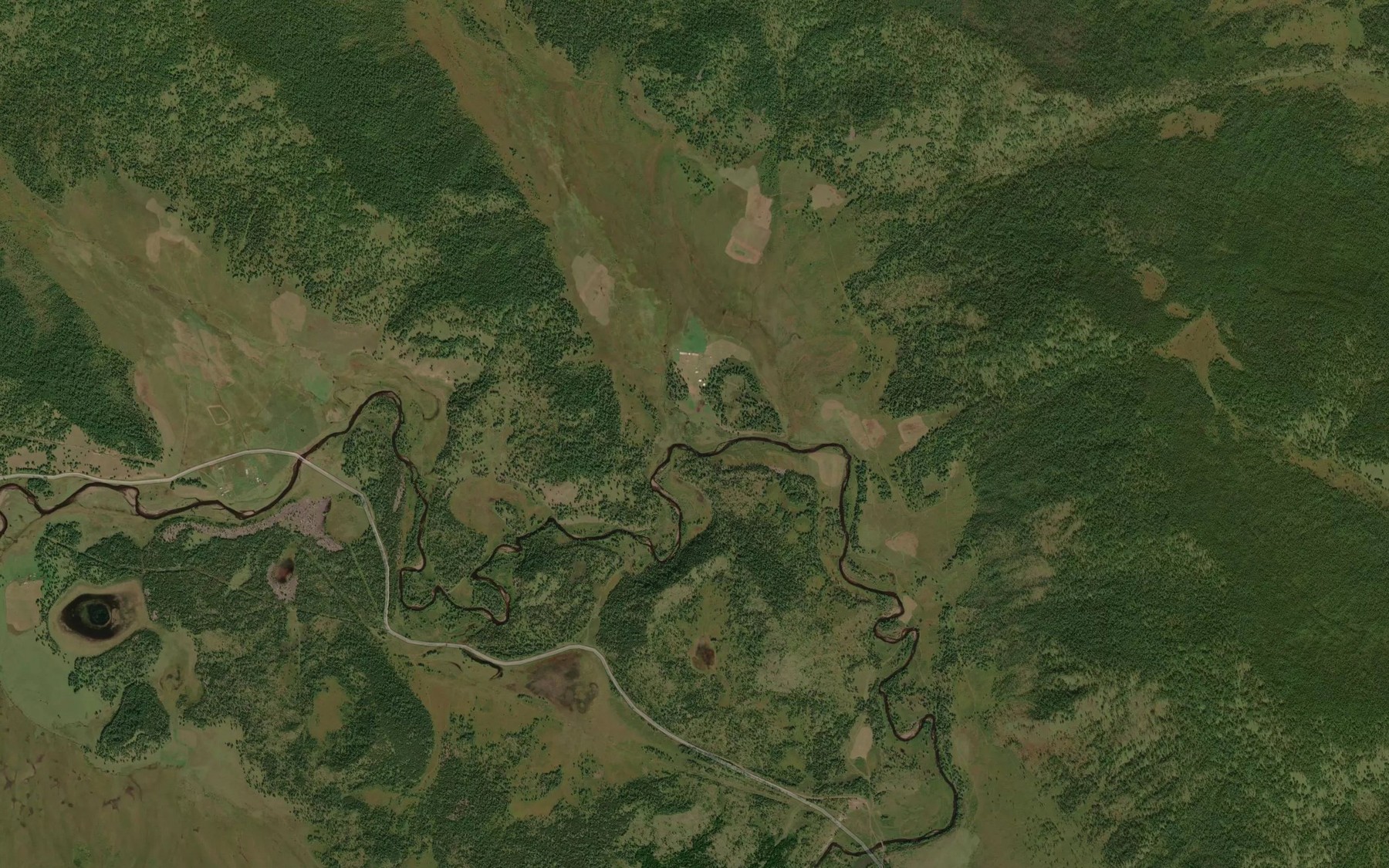 Satellite map of the Zun-Tsagagshin