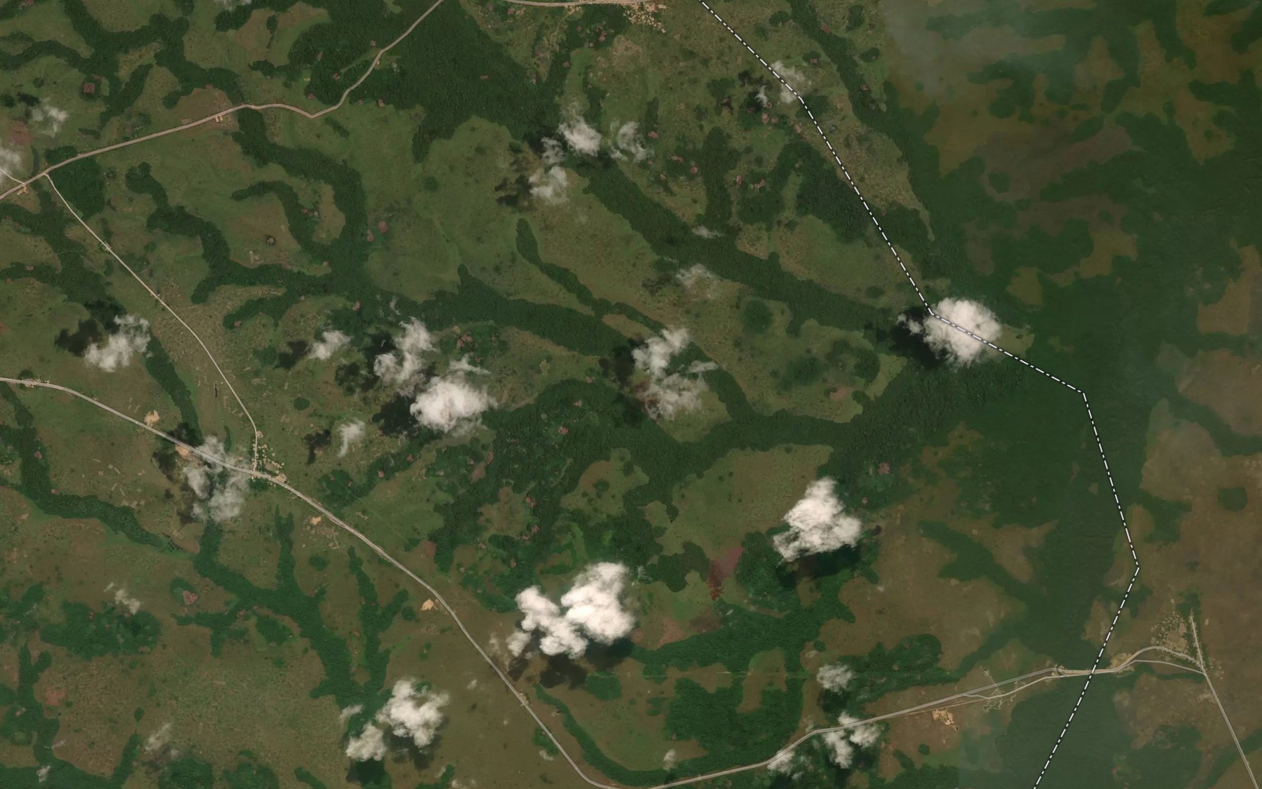 Satellite map of the Sere