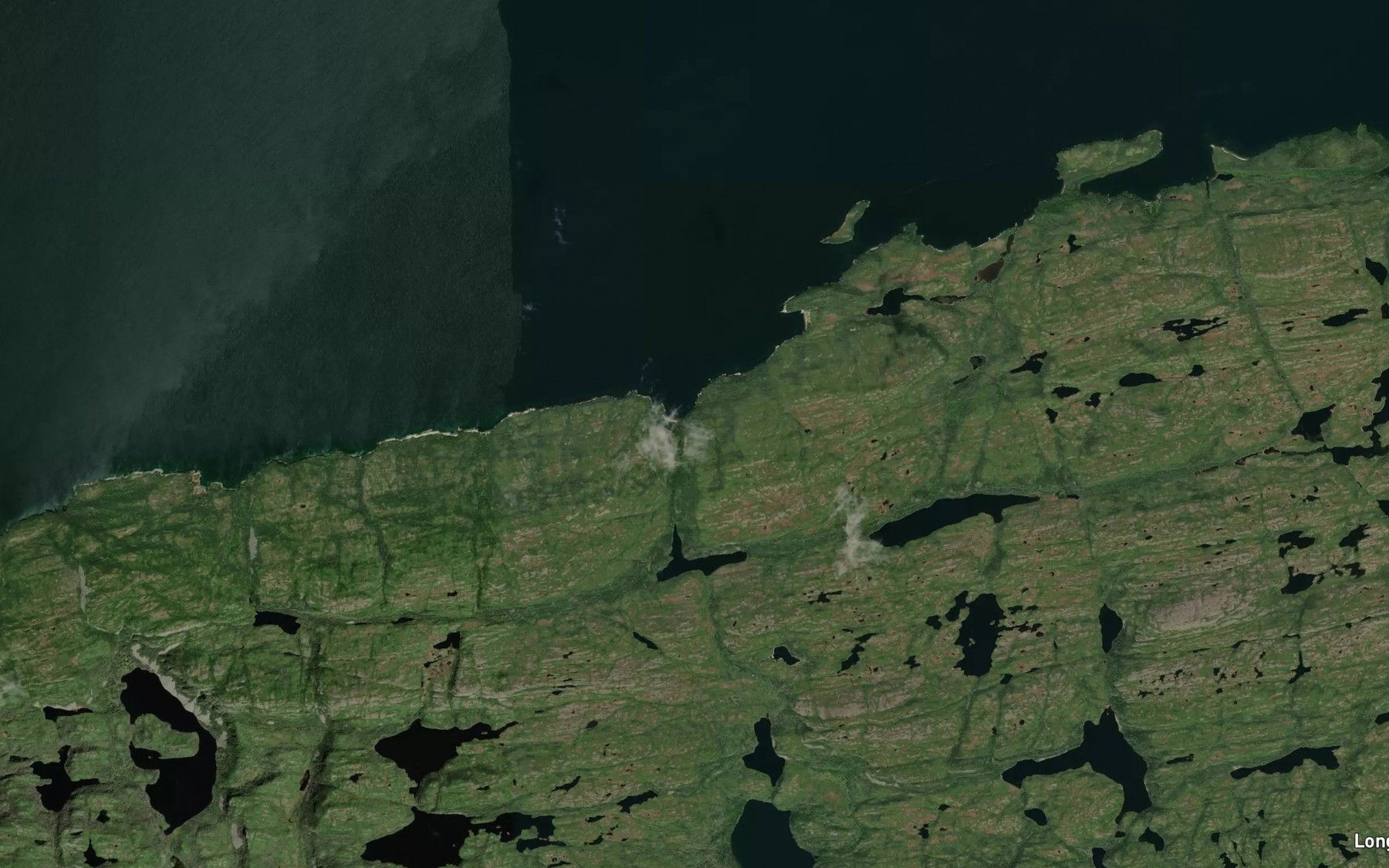 Satellite map of the Lobscouse Cove