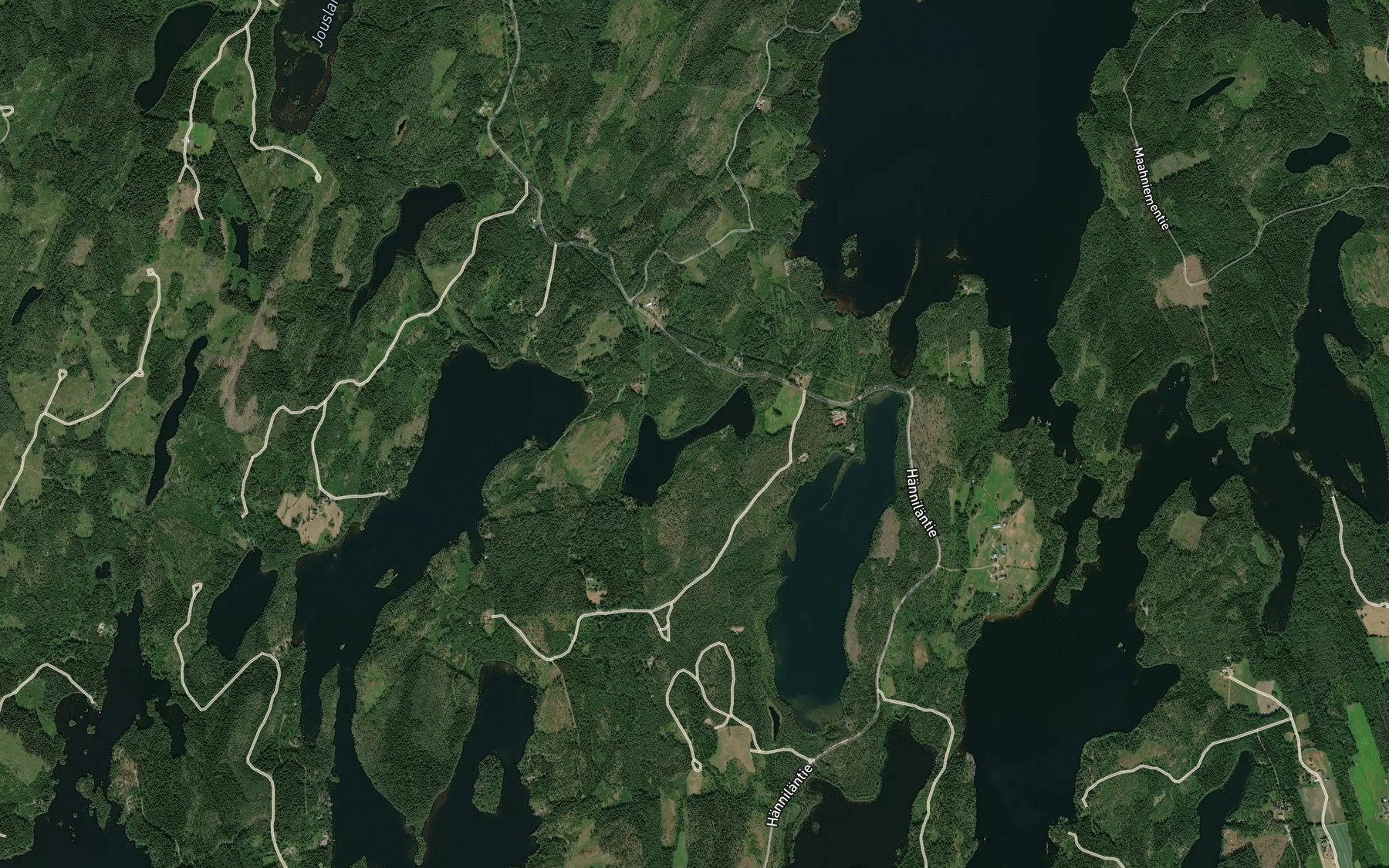 Satellite map of the Tervonen
