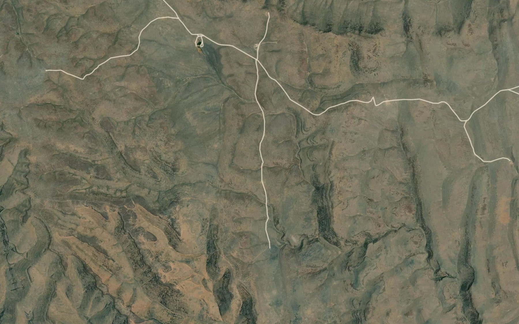 Satellite map of the Early Spring