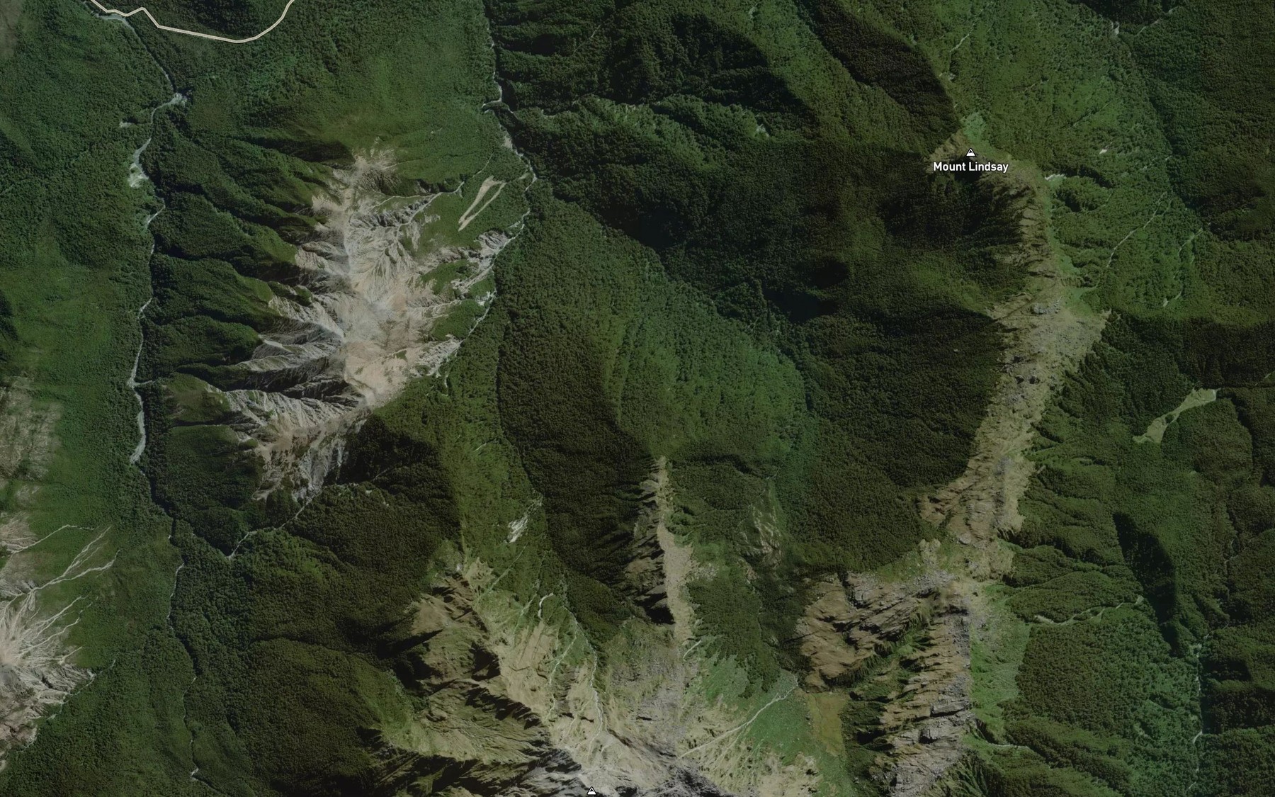 Satellite map of the Joseph Brook