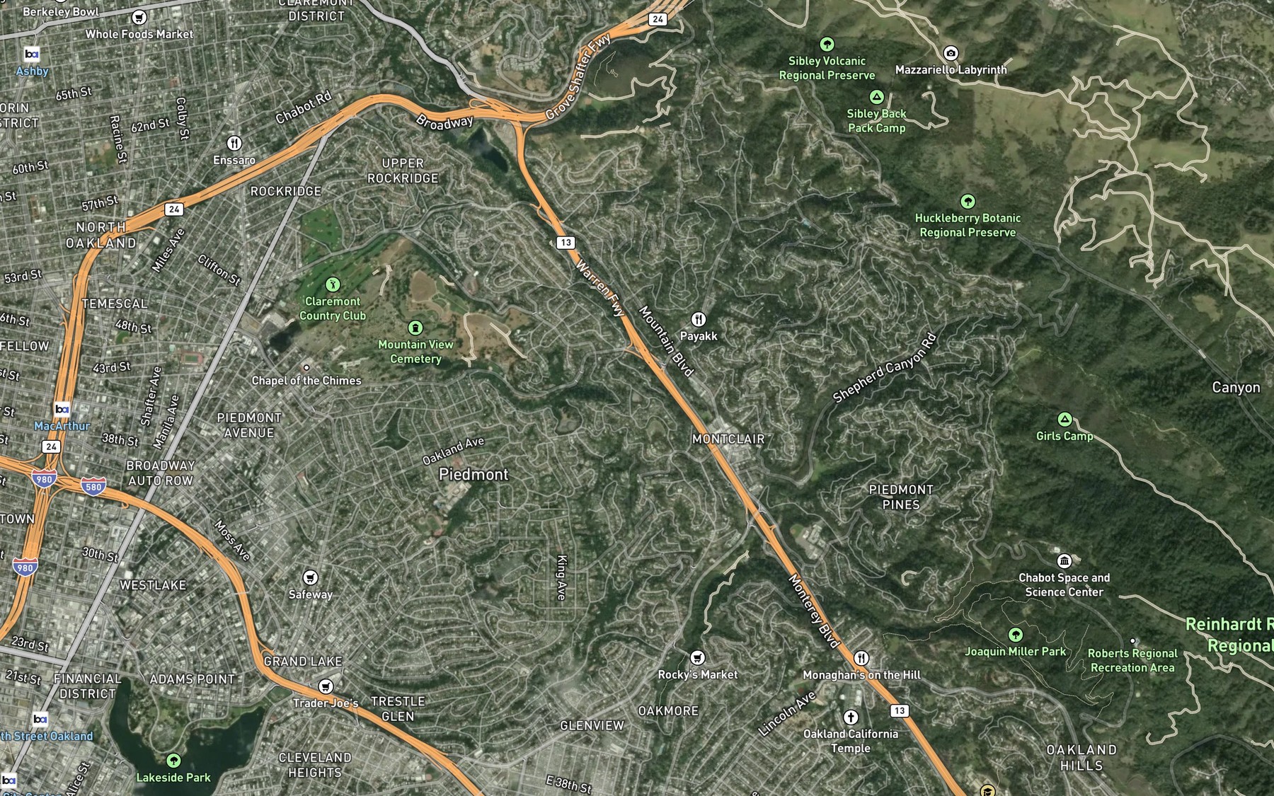 Satellite map of the Dingee Reservoir