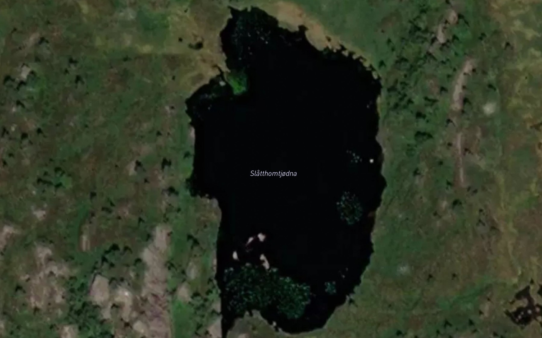 Satellite map of the Slatthomtjodna