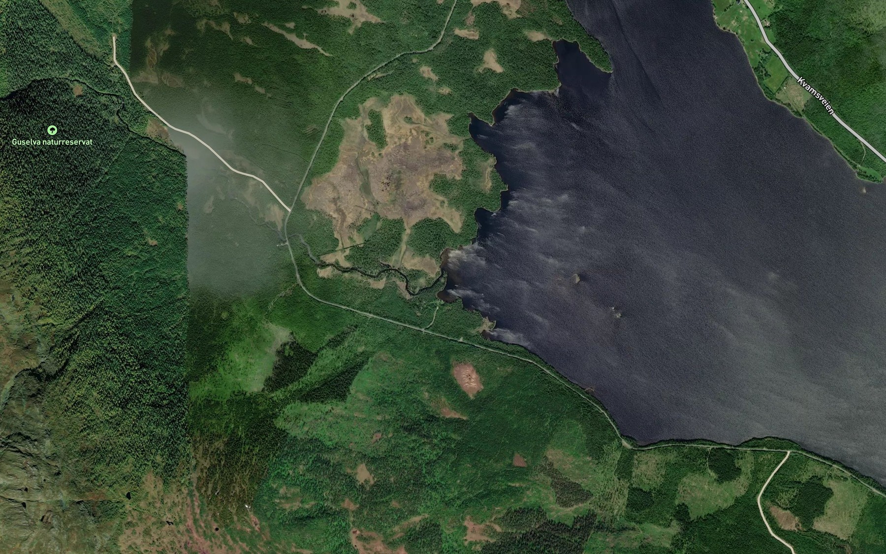 Satellite map of the Stoerenjuanajohke