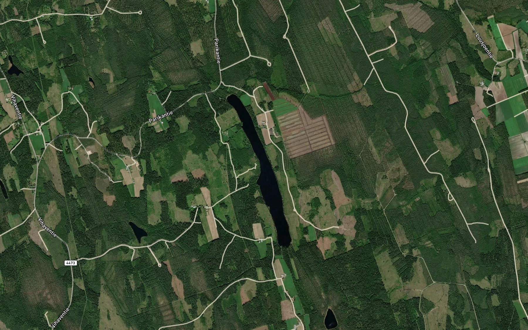 Satellite map of the Majautlampi