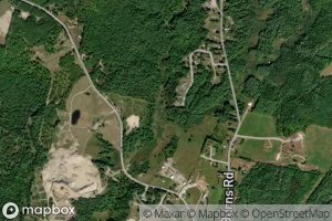 Satellite map of the Sidney Bog Brook