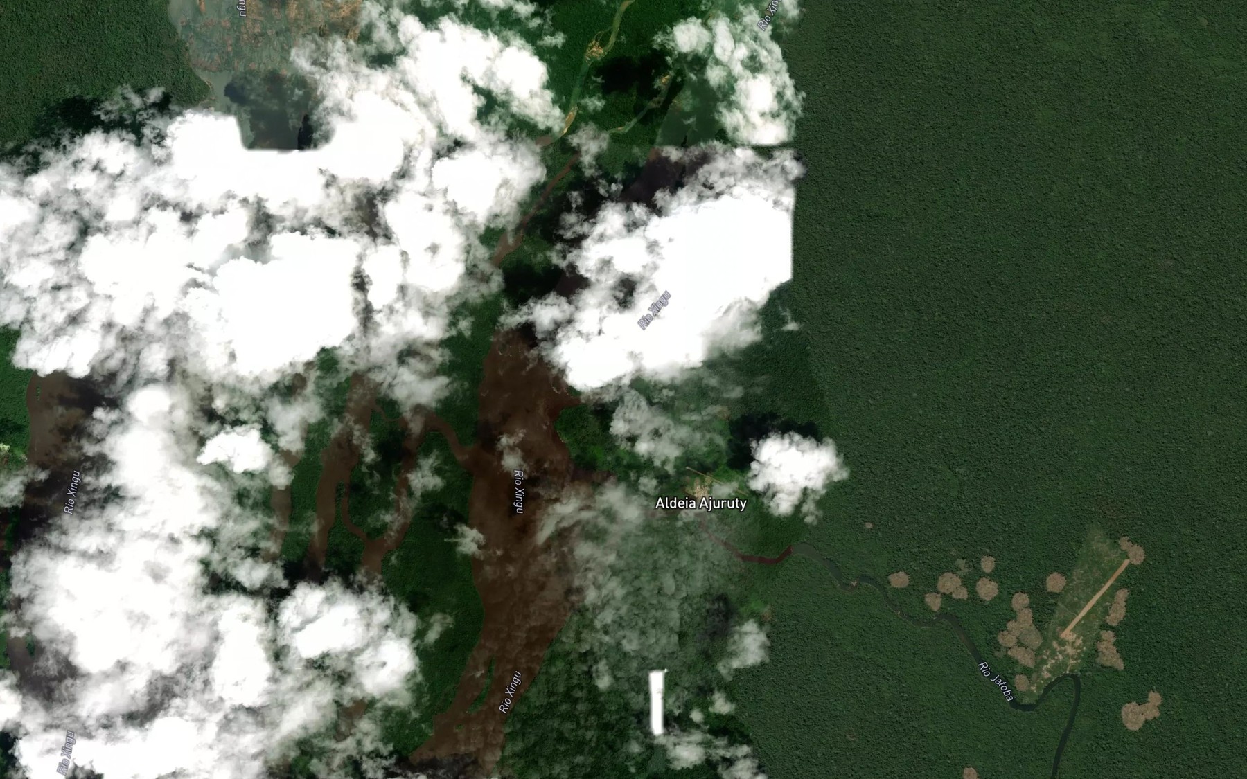 Satellite map of the Cachoeira Paicandu