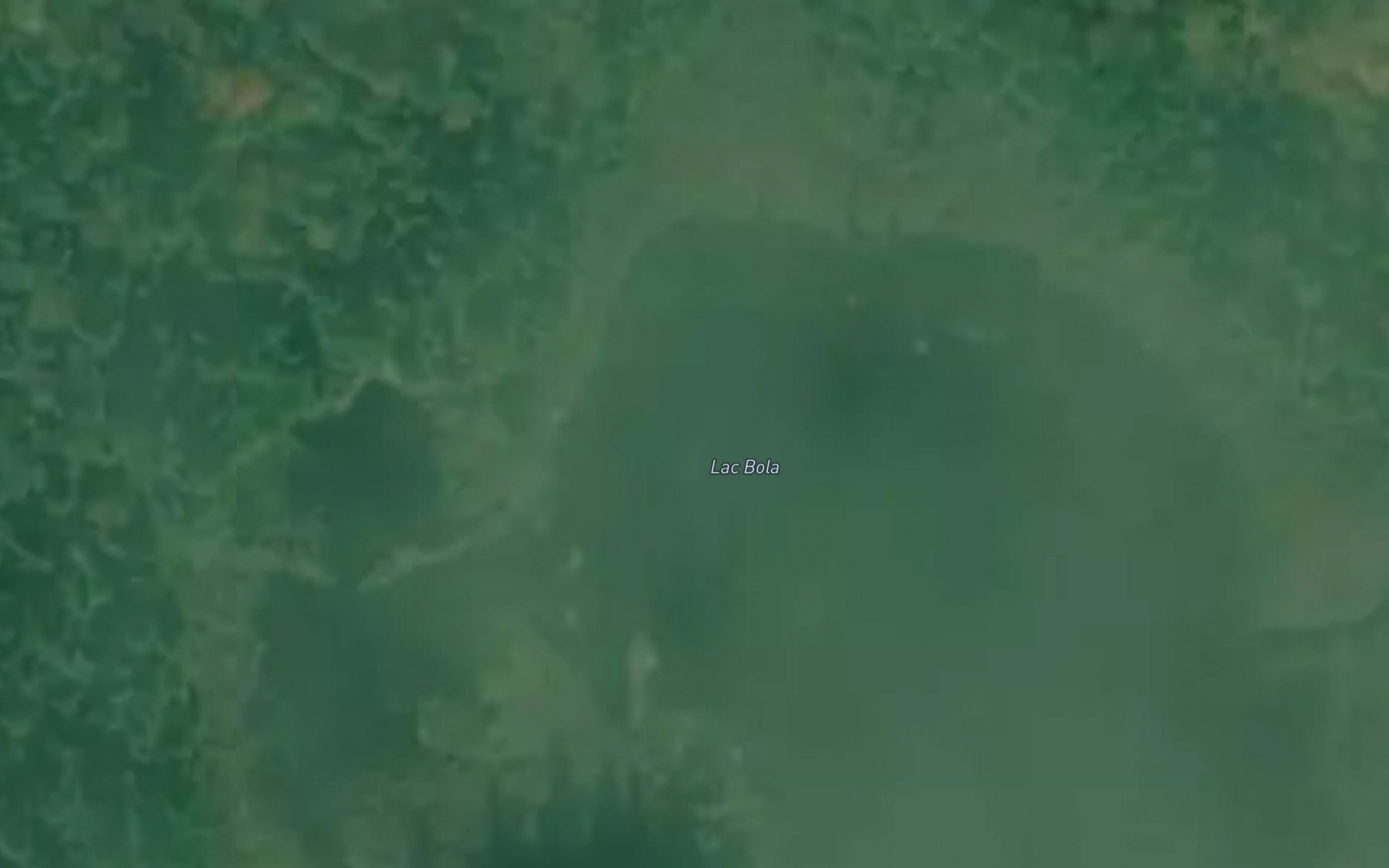 Satellite map of the Lac Bola