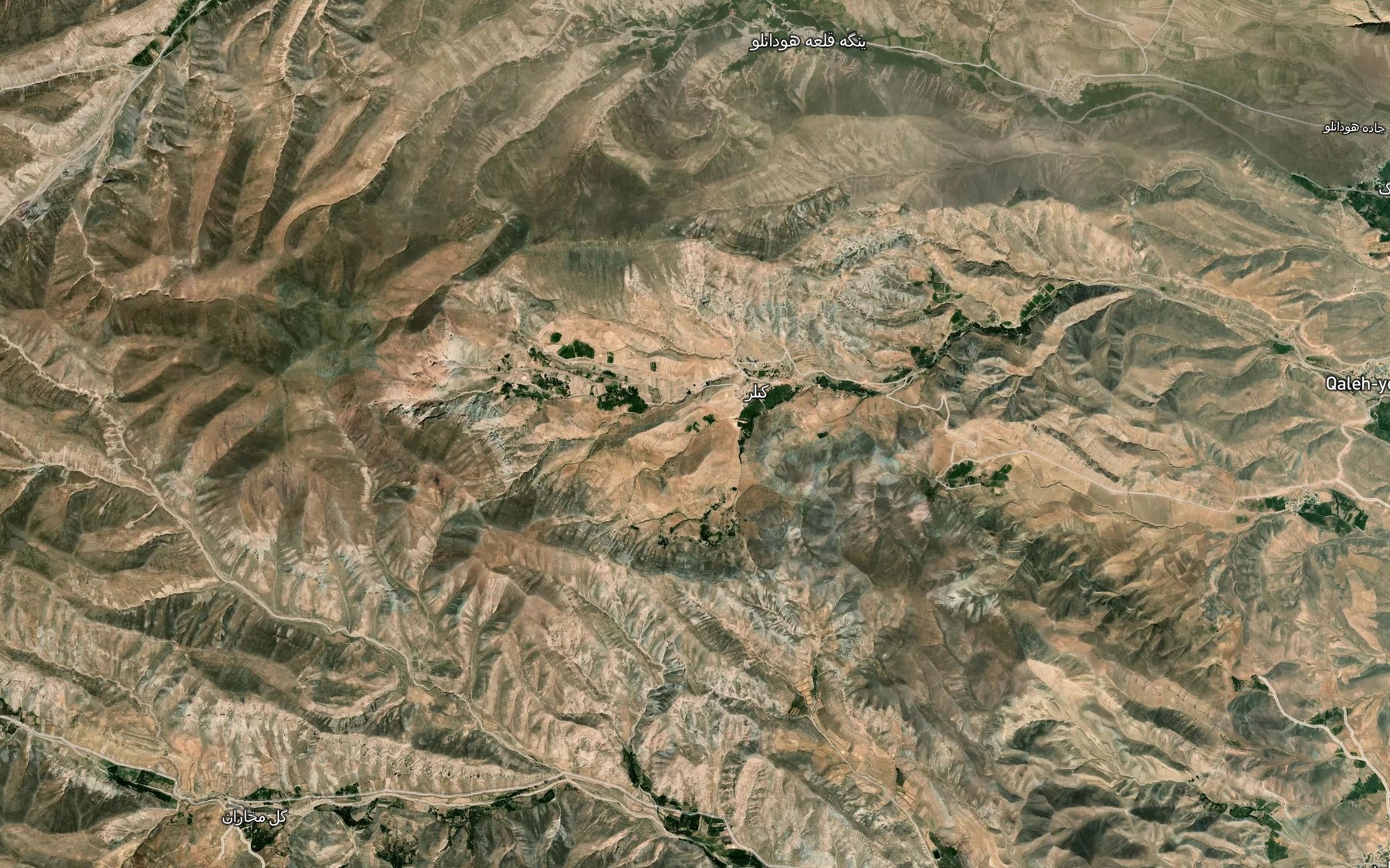 Satellite map of the Cheshmeh-ye Loqman