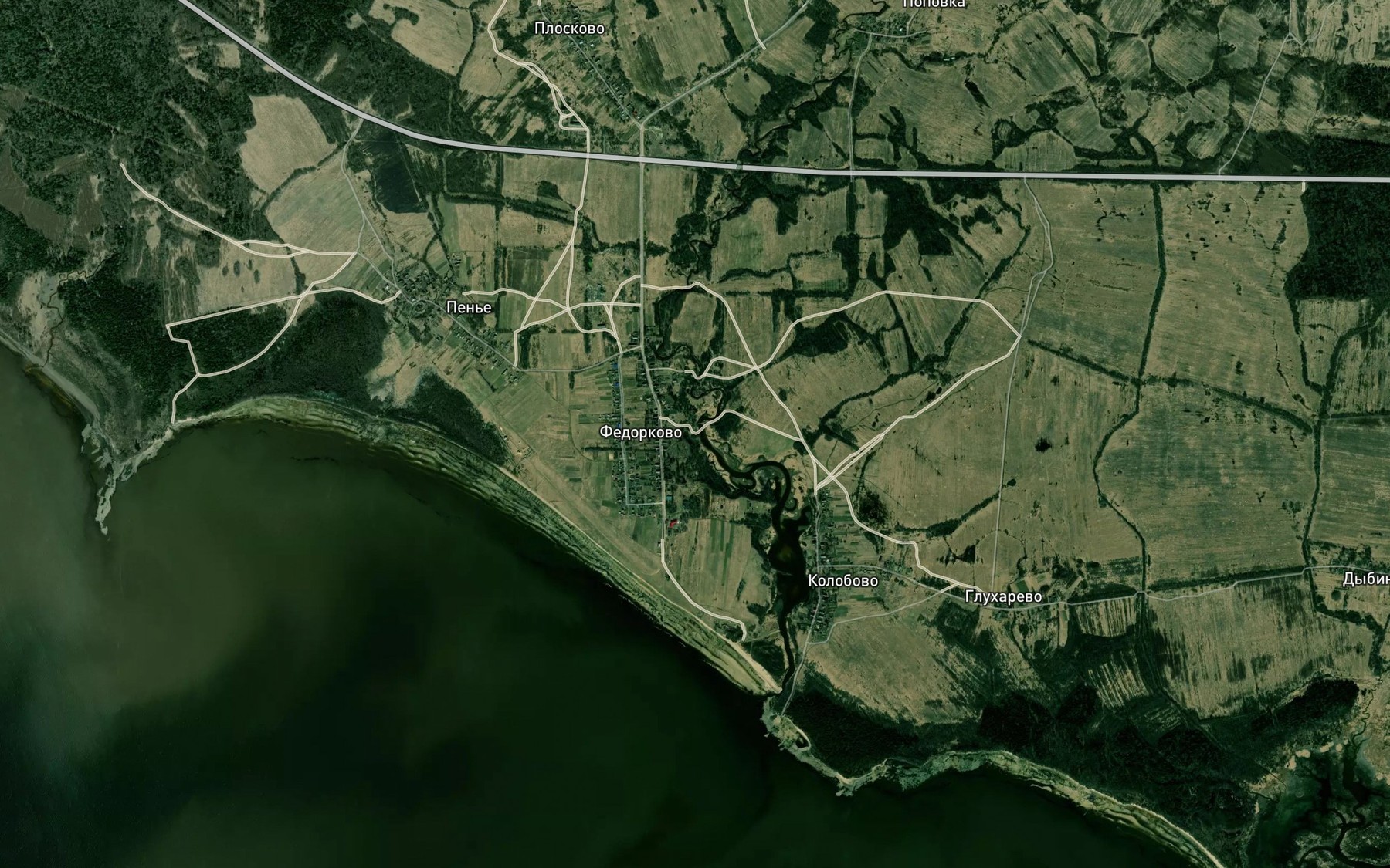 Satellite map of the Keroma